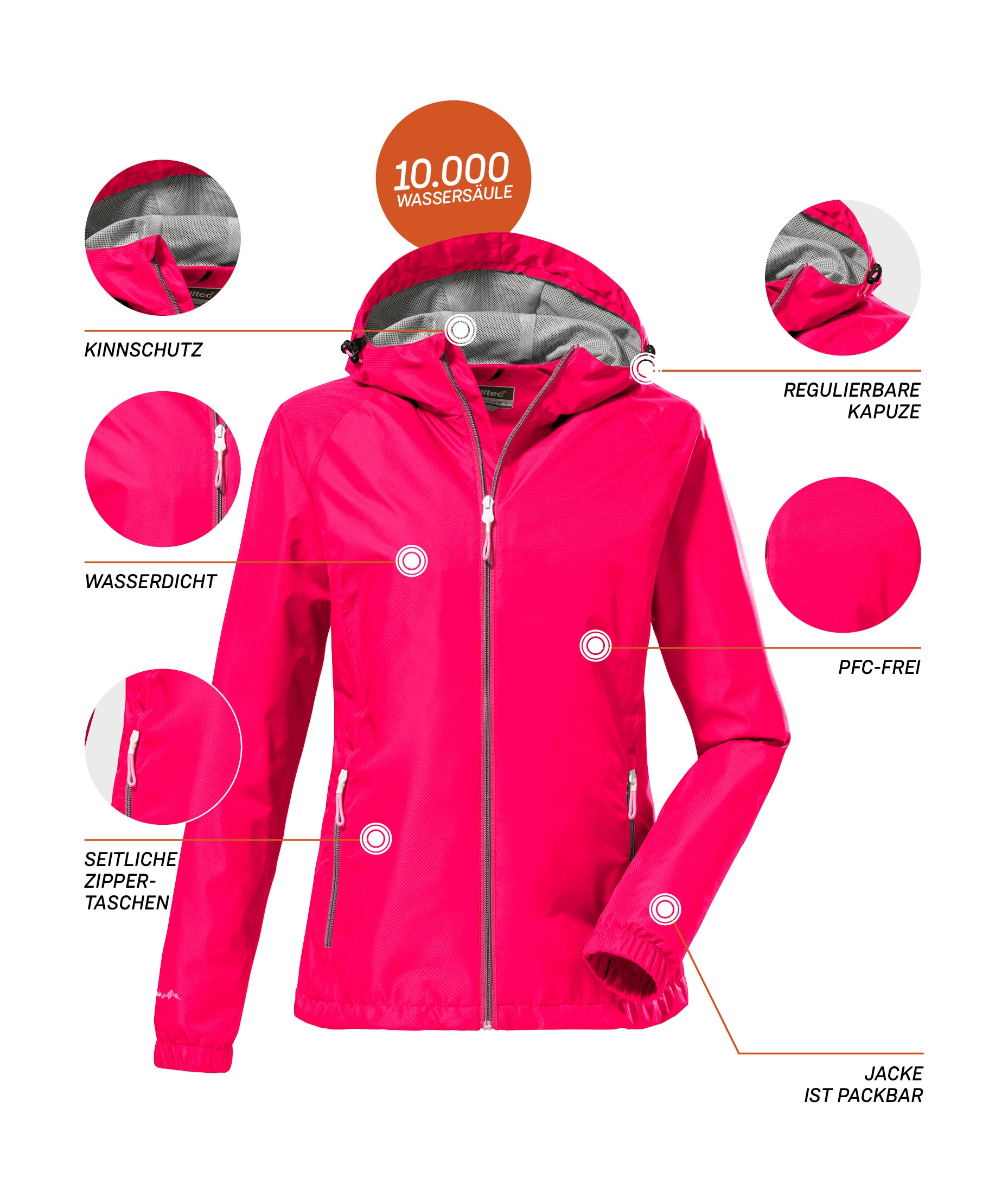 Killtec Regenjacke »KOS 15 WMN JCKT«