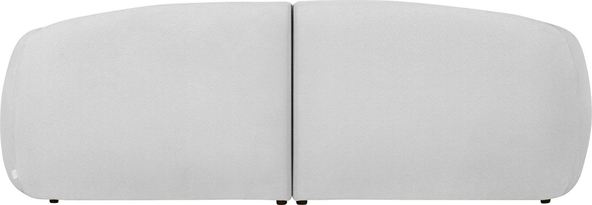 LeGer Home by Lena Gercke Big-Sofa »YANI, Designersofa, organische Form, Maße B/T/H: 240/64/81 cm«, mit Wellenunterfederung, auch in Bouclé, passend zur Serie