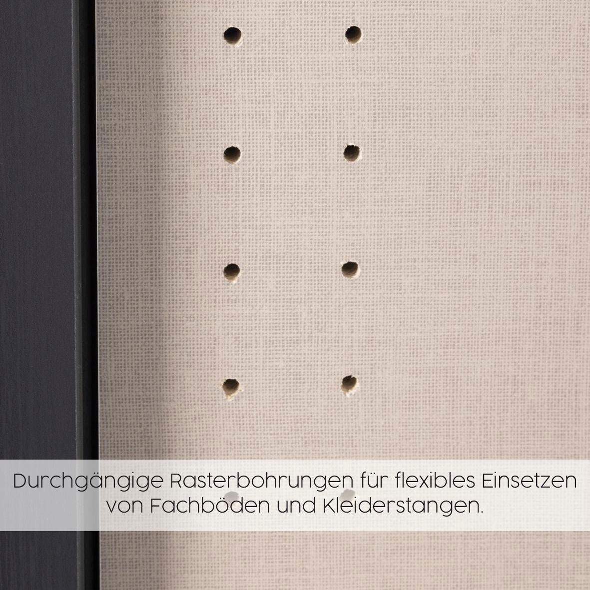 rauch Drehtürenschrank »Kleiderschrank Schrank Garderobe AGORDO mit Dekor- oder Hochglanzfront«, (in zwei Griff-Farben), durchdachte Innenausstattung, in 6 Breiten und 2 Höhen MADE IN GERMANY
