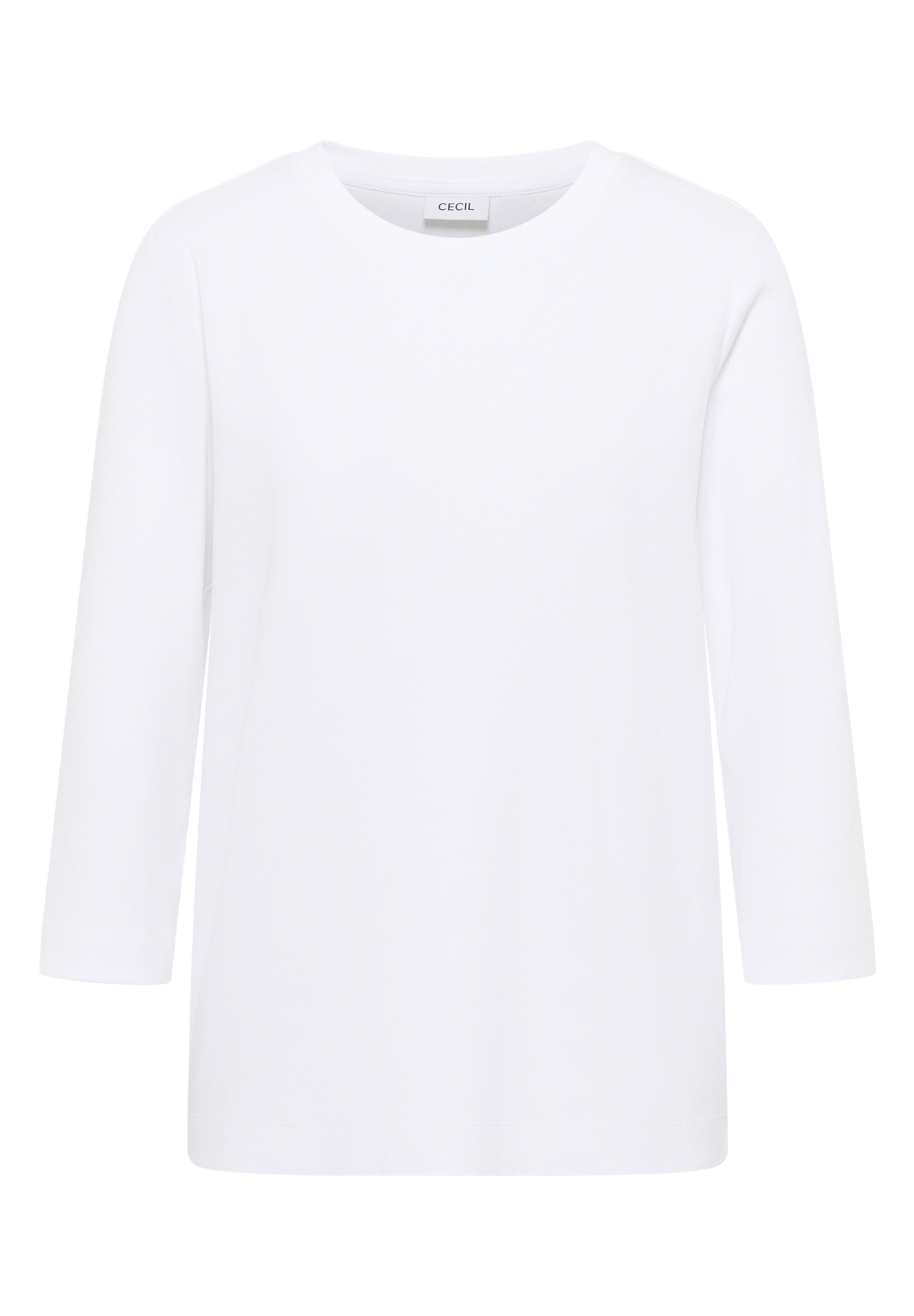 Cecil Rundhalsshirt, aus Baumwolle mit Stretchante