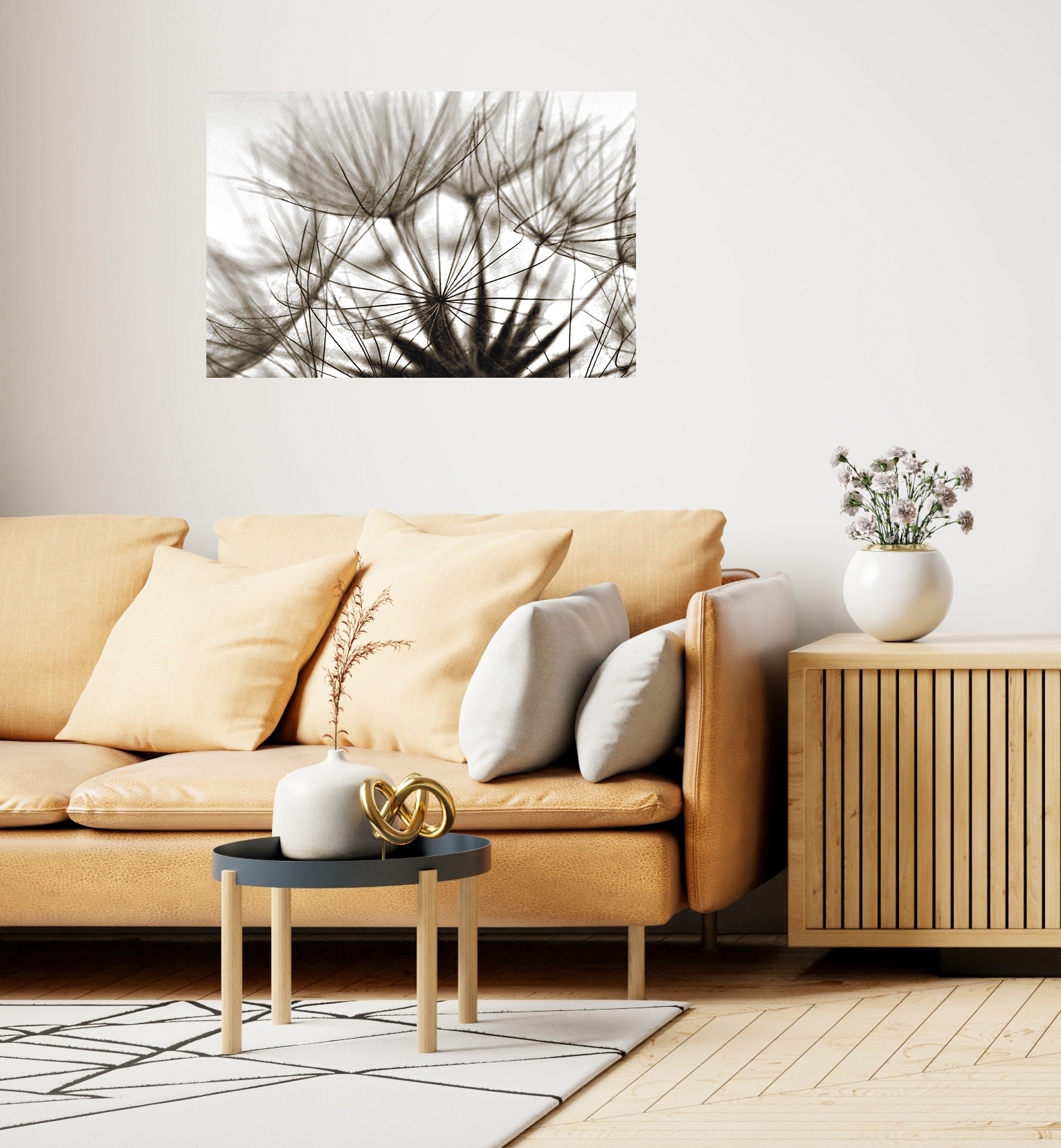 queence Wandsticker »Blume« (1 St.) Selbstkleb...