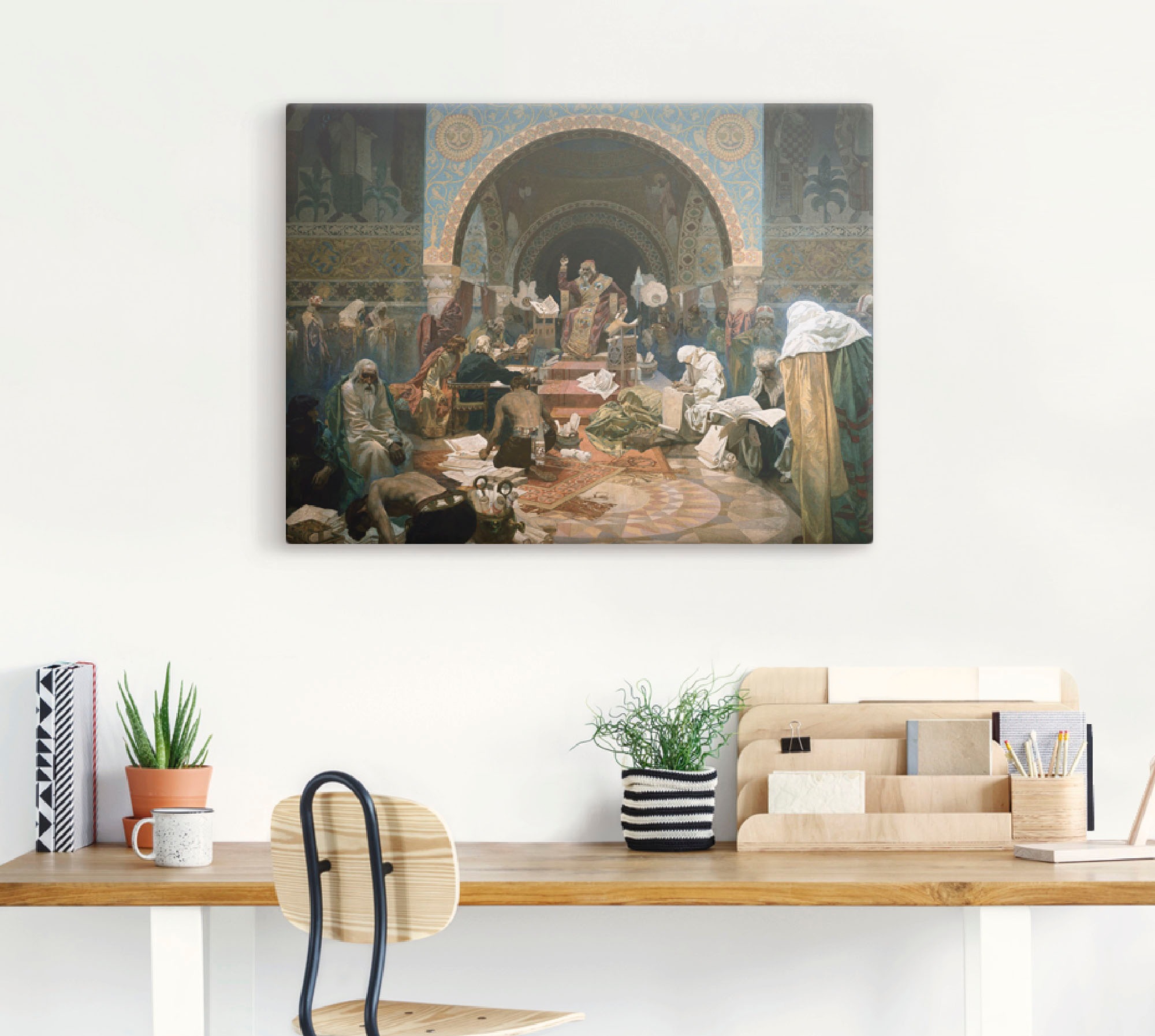 Artland Wandbild »Das slawische Epos: Zar Simon Bulgarien«, historische Ereignisse, (1 St.), als Alubild, Leinwandbild, Wandaufkleber oder Poster in versch. Größen