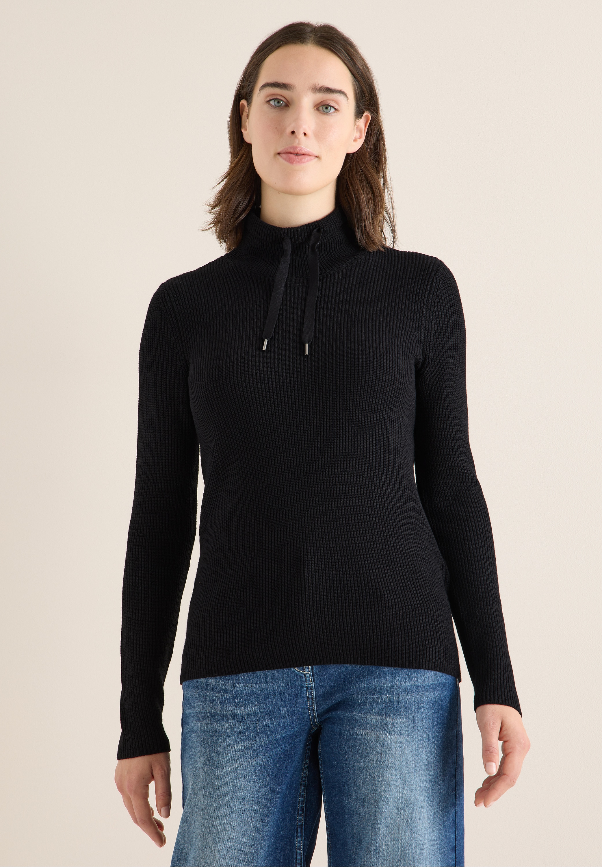 Cecil Stehkragenpullover mit Stehkragen