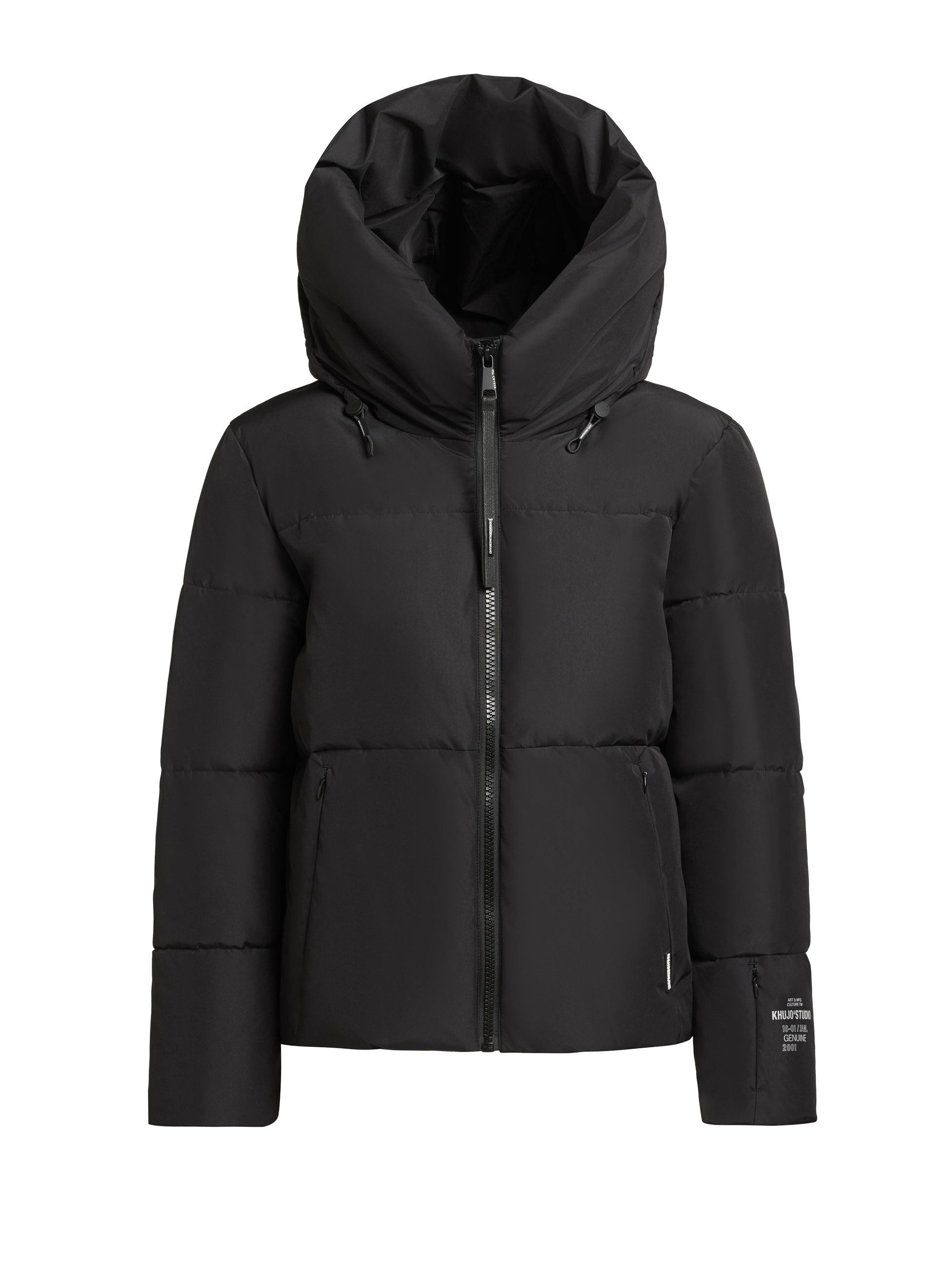 khujo Outdoorjacke »Audrey Matt«, mit Kapuze, Warme Winterjacke mit verstellbarer Kapuze
