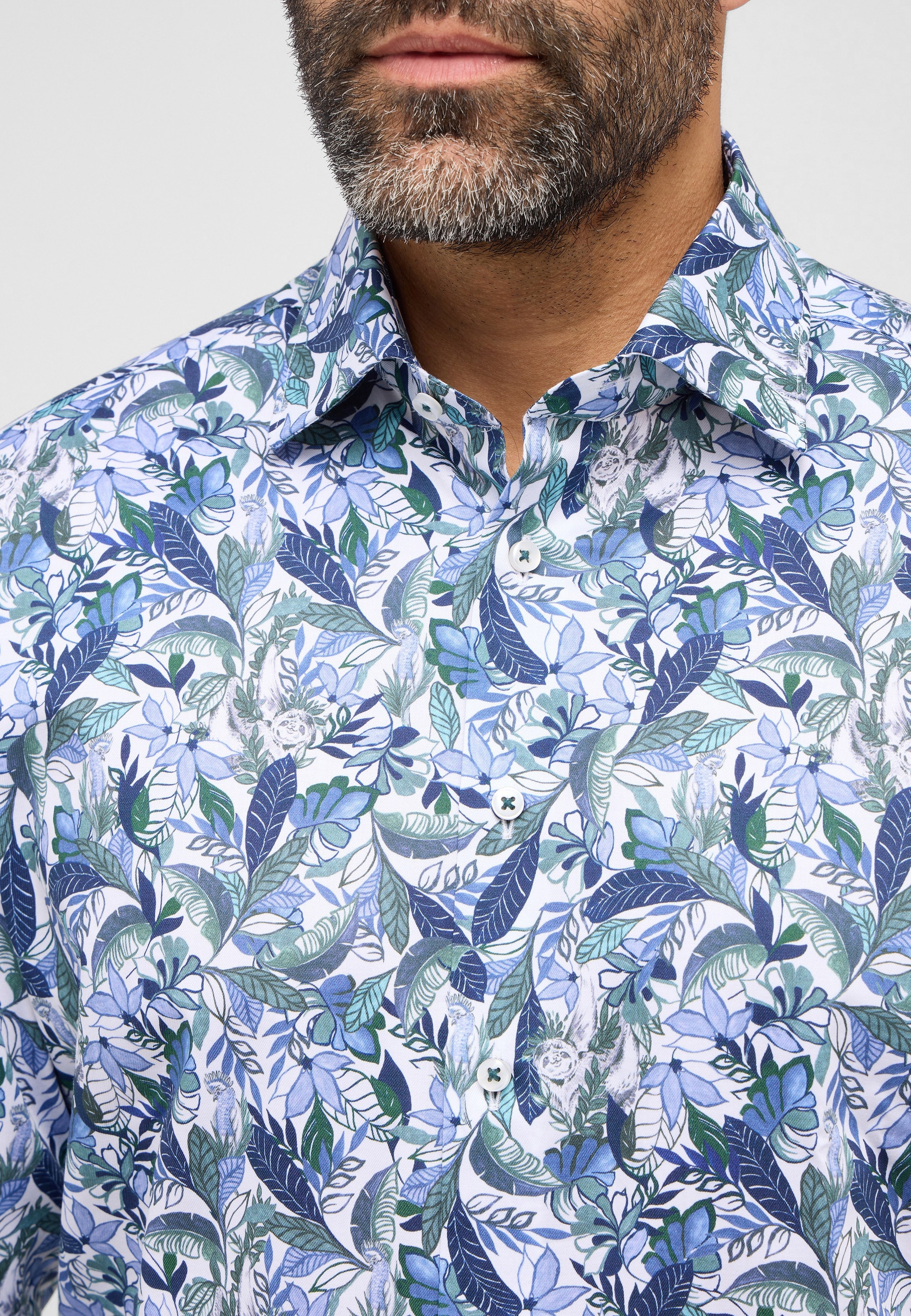 Eterna Langarmhemd »MODERN FIT« NON IRON (bügelfrei)