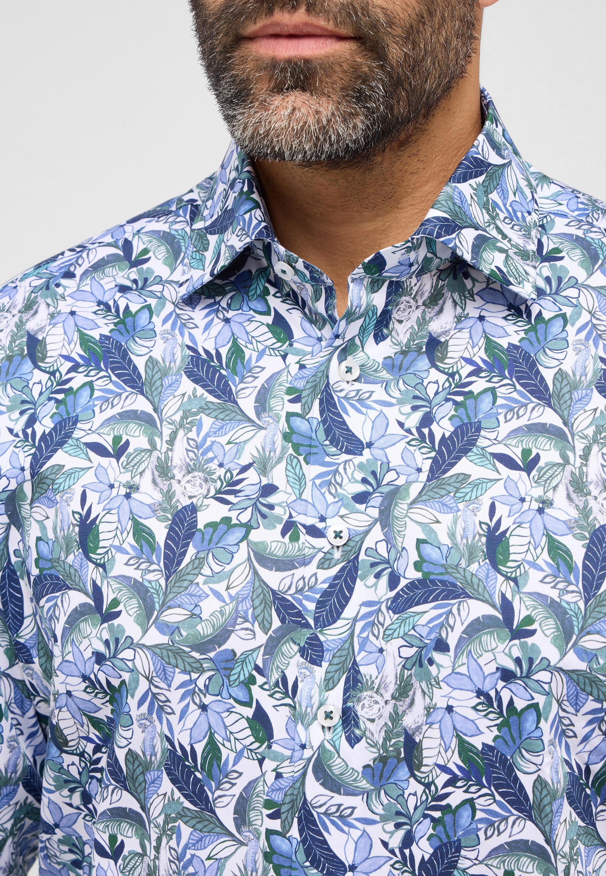 Thumbnail - Eterna Langarmhemd "MODERN FIT" NON IRON (bügelfrei)