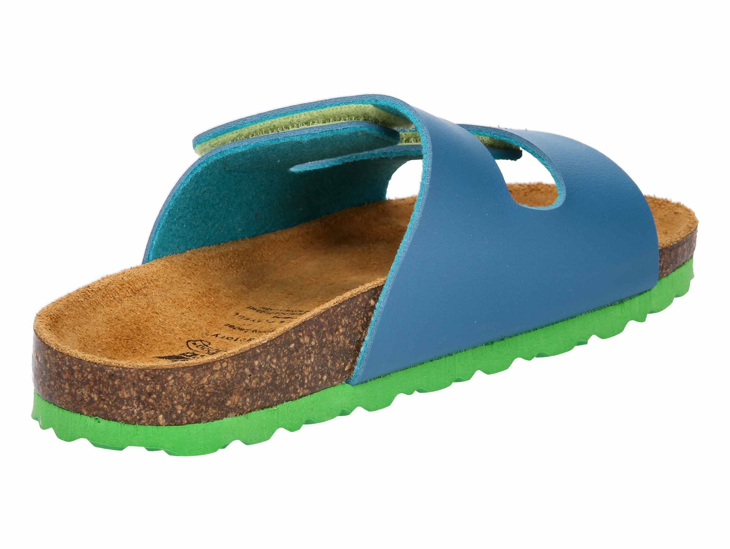 LICO Bioline Velcro Kids Mules Blue 33 3