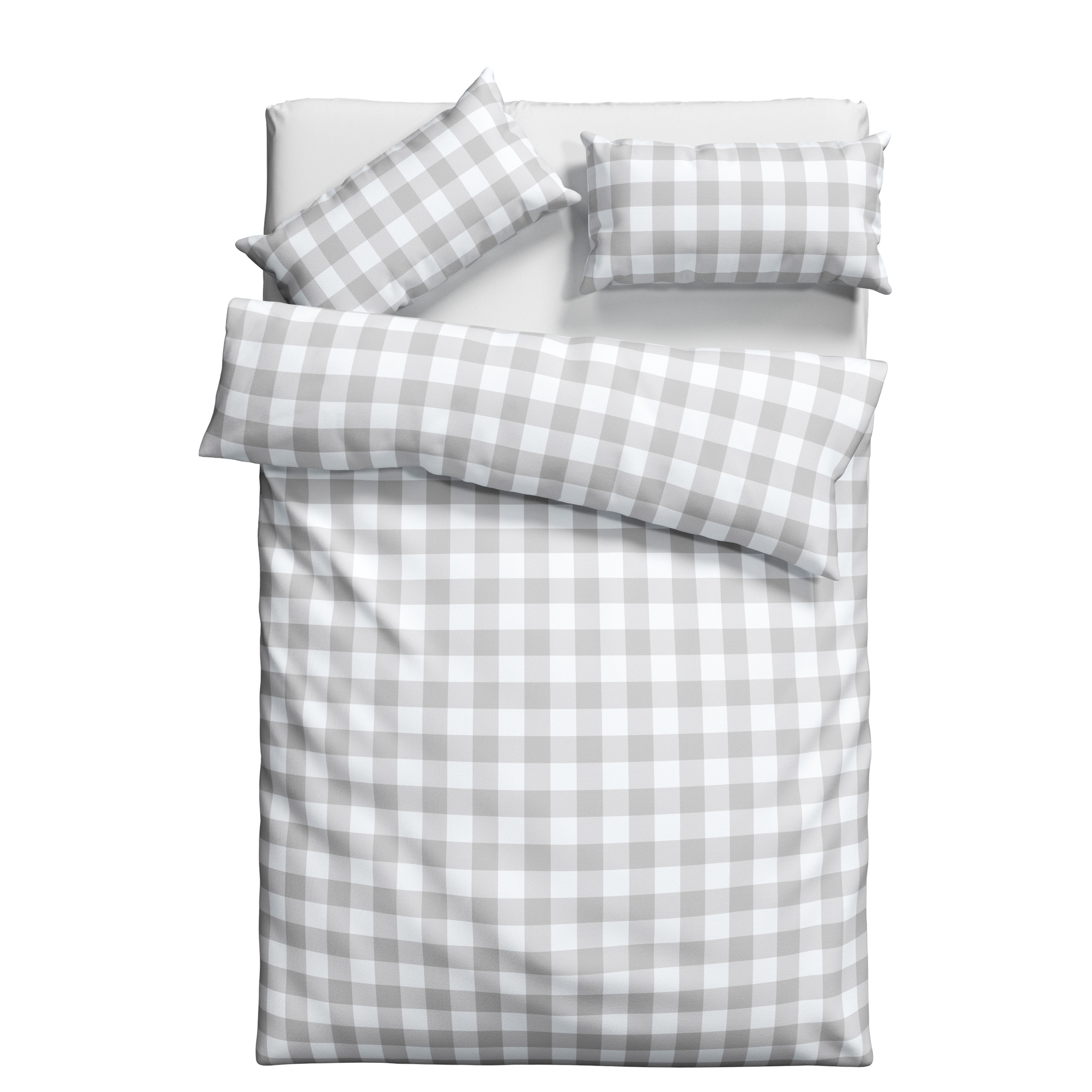 LeGer Home by Lena Gercke Bettwäsche »Quinn«, (2 tlg.), Renforcé Qualität, Karo Design