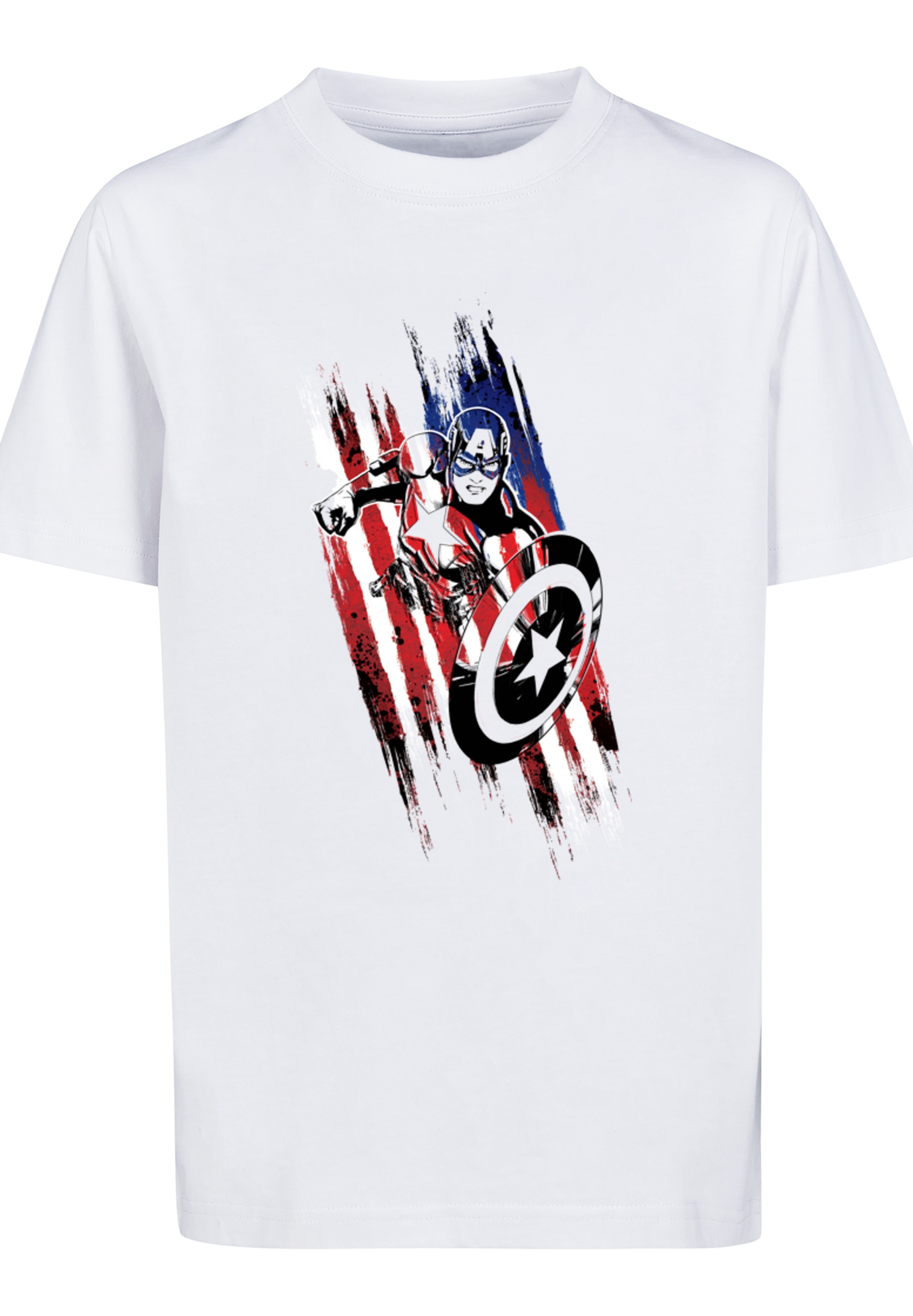 F4NT4STIC T-Shirt »Marvel Superhelden Avengers Captain America«, Unisex Kinder,Premium Merch,Jungen,Mädchen,Logo Print