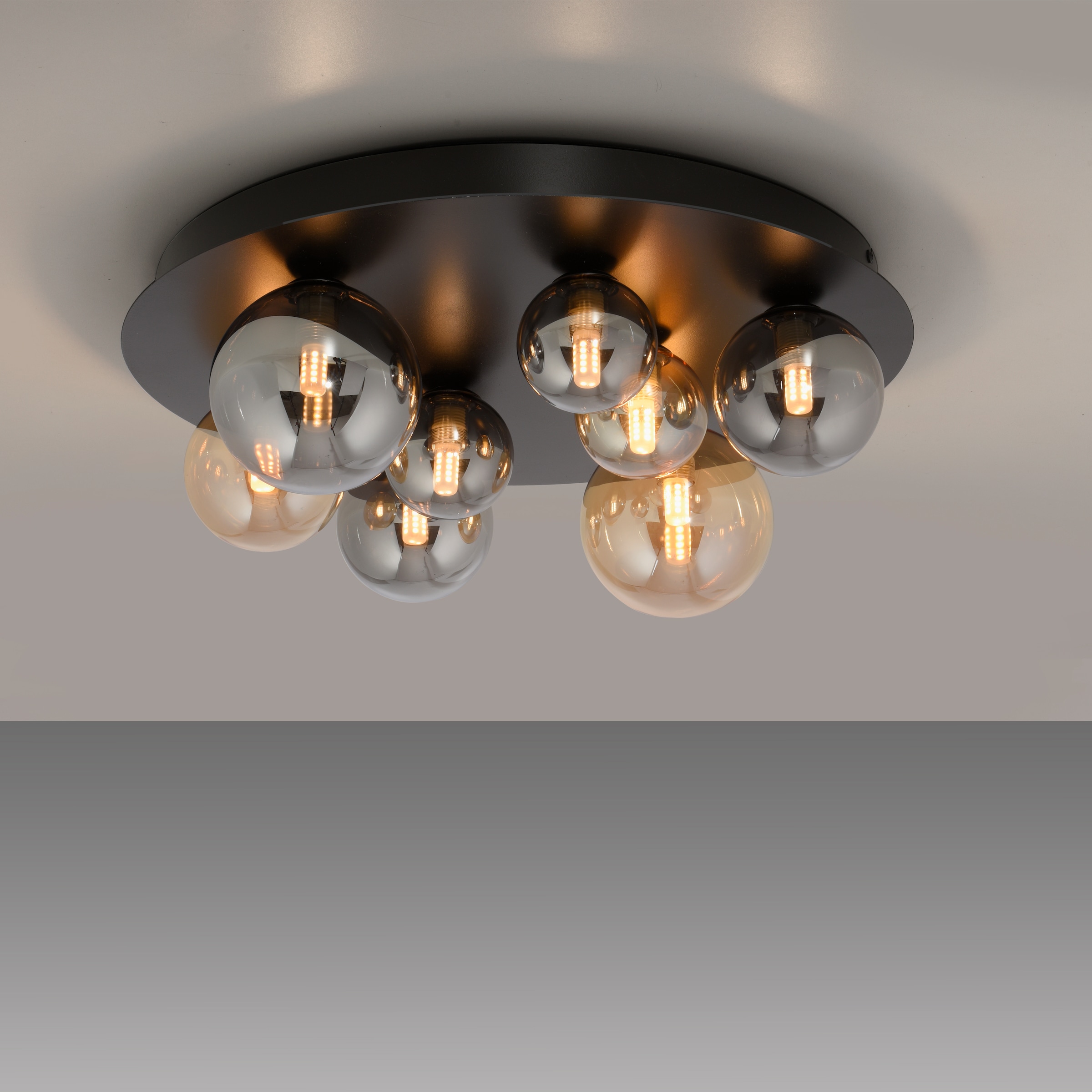 Paul Neuhaus LED Deckenleuchte »POPSICLE« G9 1 Stk. Warmweiß Rauch und Ambergläser in vers. Größen