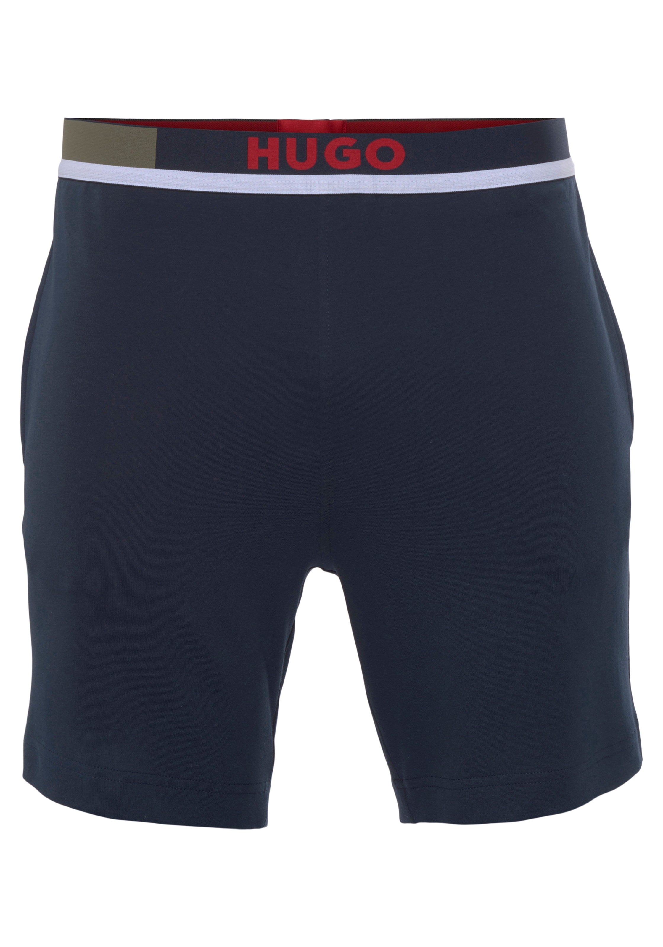 HUGO Pyjamashorts »Colorblock Short Set«