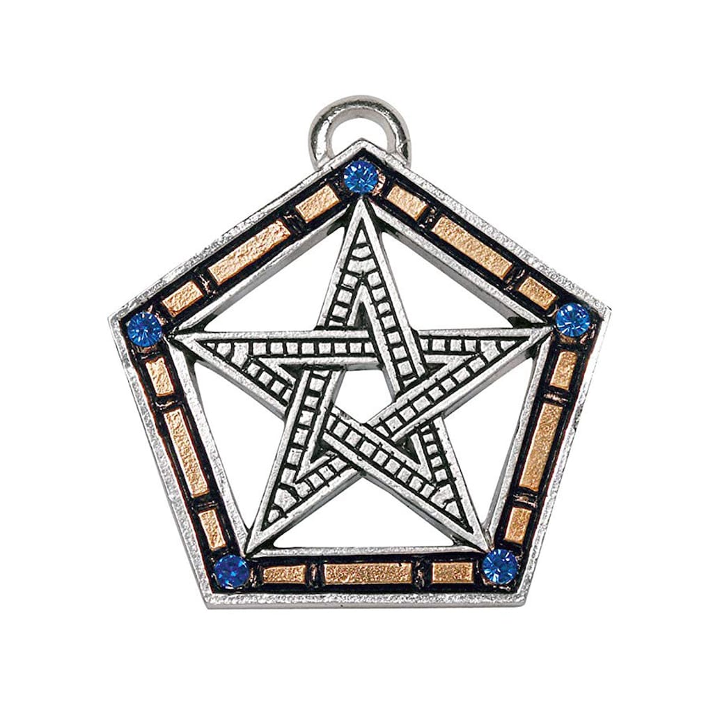 Adelia´s Amulett »Anhänger Magische Pentagramme Talisman«, Pentalpha - Harmonie und Stabilität