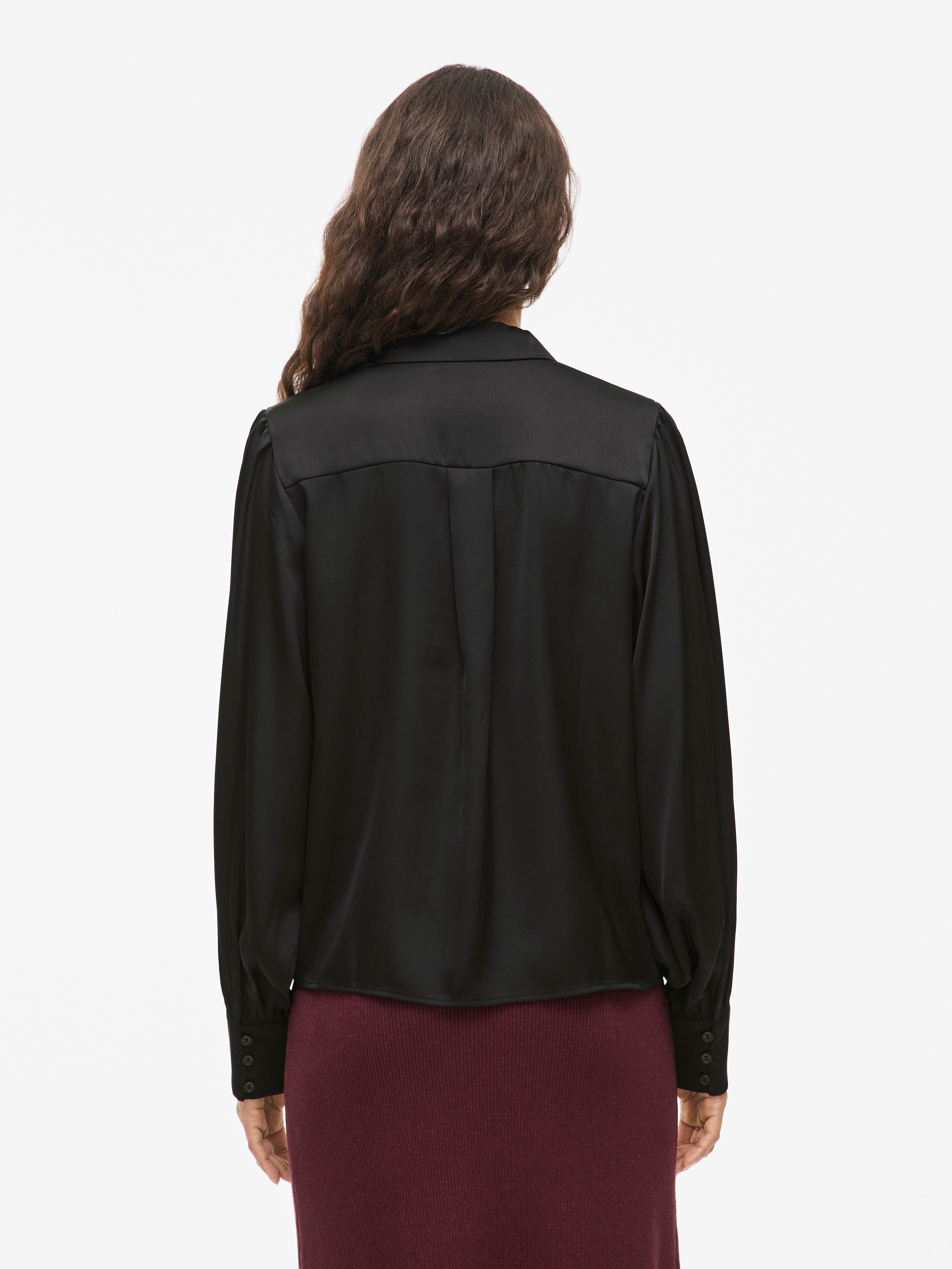 Vila Langarmbluse »VIENNA RAVENNA L/S BALLOON SHIRT - NOOS«