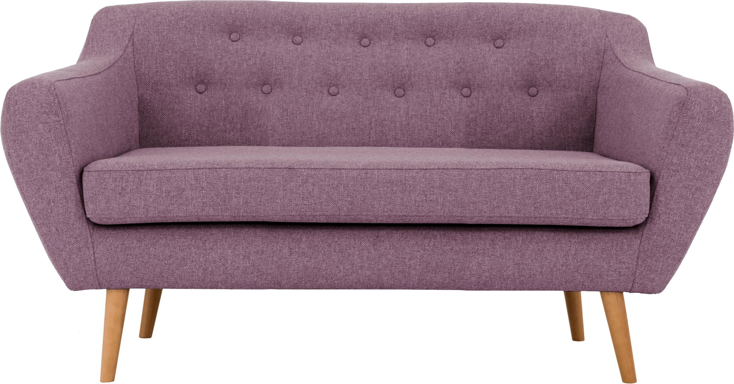 Home affaire 2-Sitzer "Renne" mit Heftung im Rücken im skandinavischem Stil günstig online kaufen