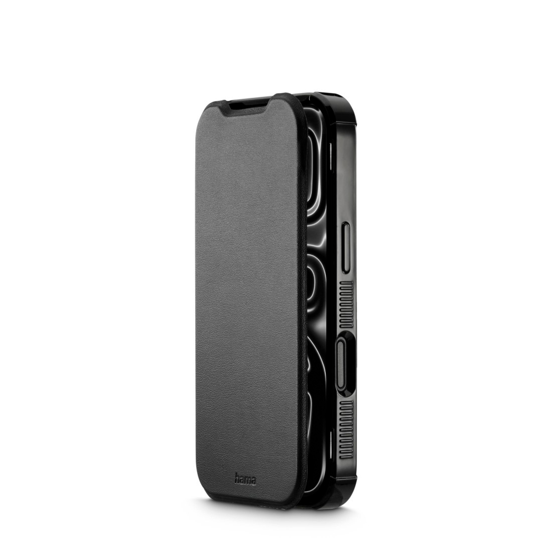 Hama Smartphone-Mappe »Handytasche für iPhone 17 Pro/18 Pro (stoßfest, für MagSafe)« Sturzsicher, kratzfest, 4H, Wireless-Charging-kompatibel