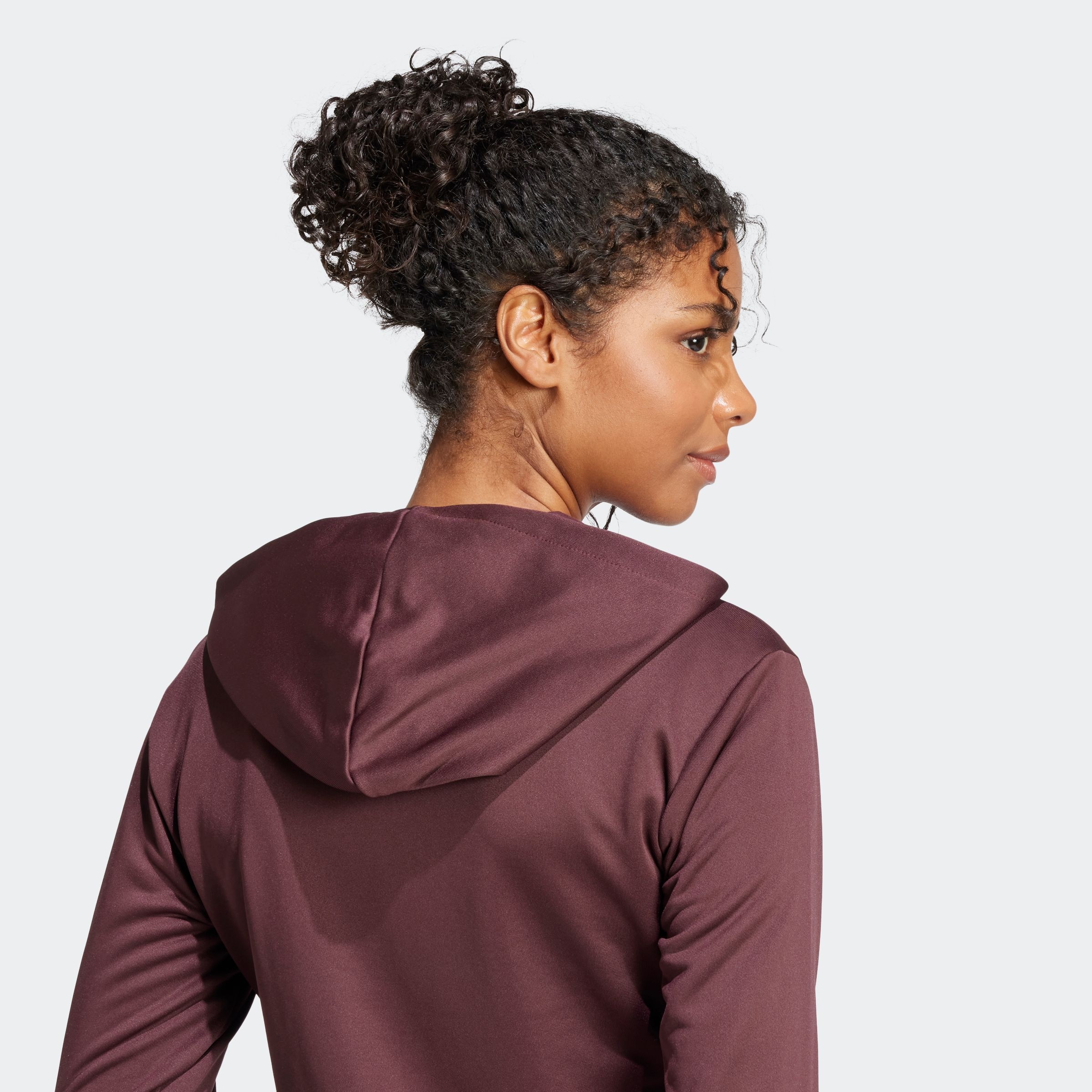 adidas Sportswear Trainingsanzug »W LINEAR TS«, (2 tlg.), Trainingsjacke mit Kapuze, Tracksuit