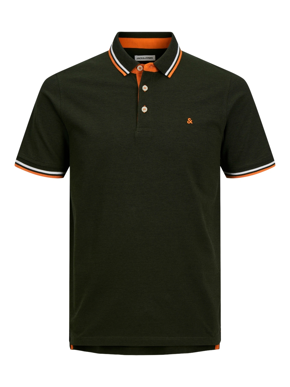 Poloshirt »JJEPAULOS POLO SS NOOS«, mit Logo Stickerei