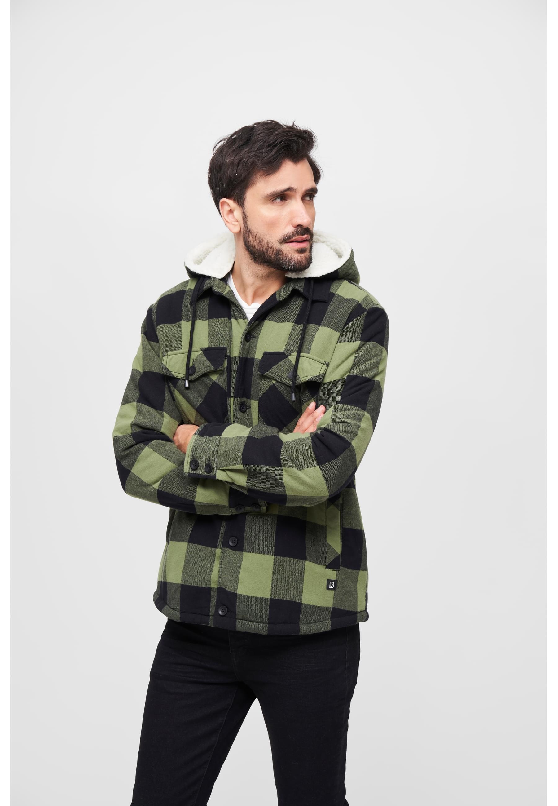 Brandit Anorak »Brandit Herren Lumberjacket Hooded«, (1 St.), mit Kapuze