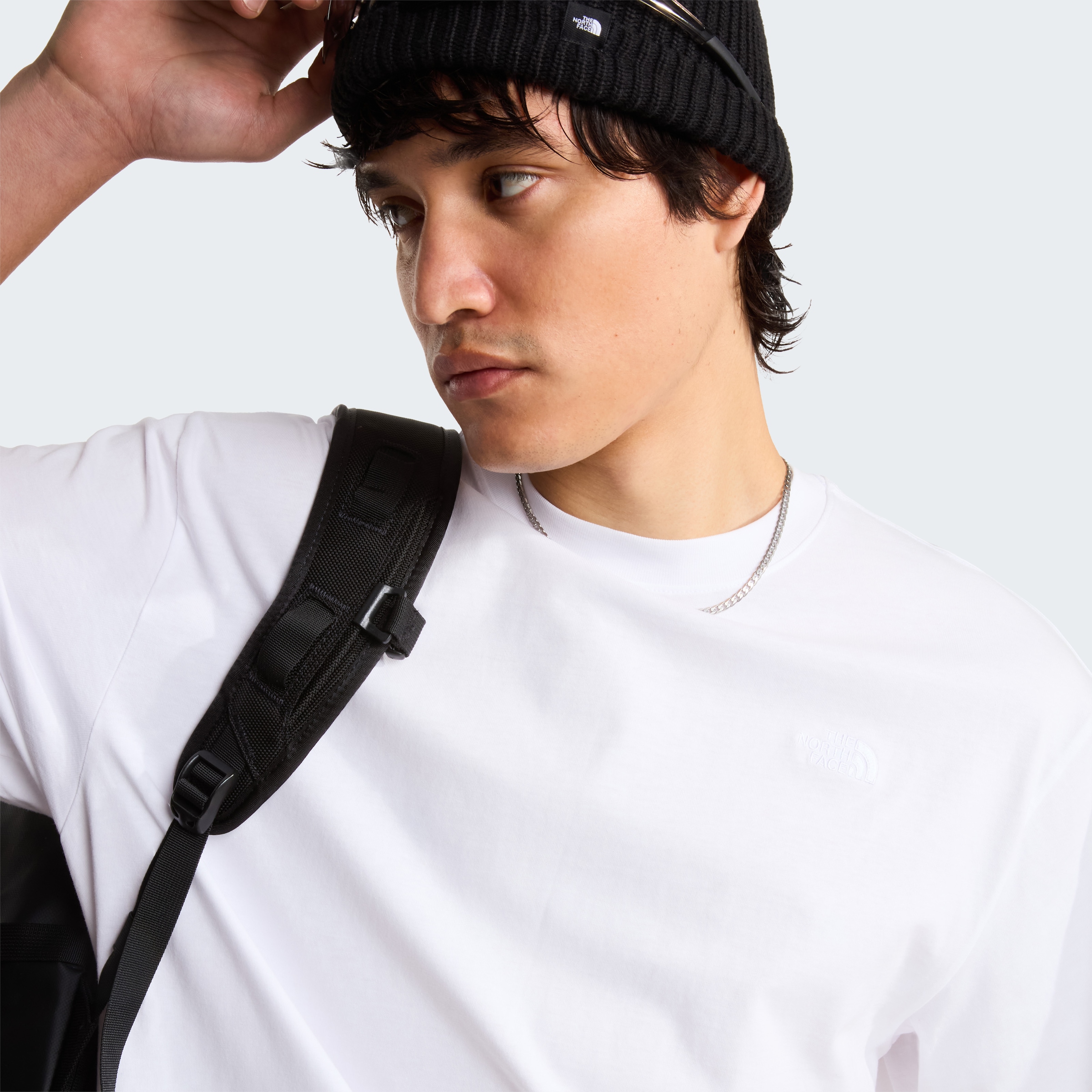 The North Face T-Shirt »M TNF ESSENTIAL SIMPLE DOME OS SS TEE« Kurzarmdesign, mit Rundhalsausschnitt, gerader Abschluss