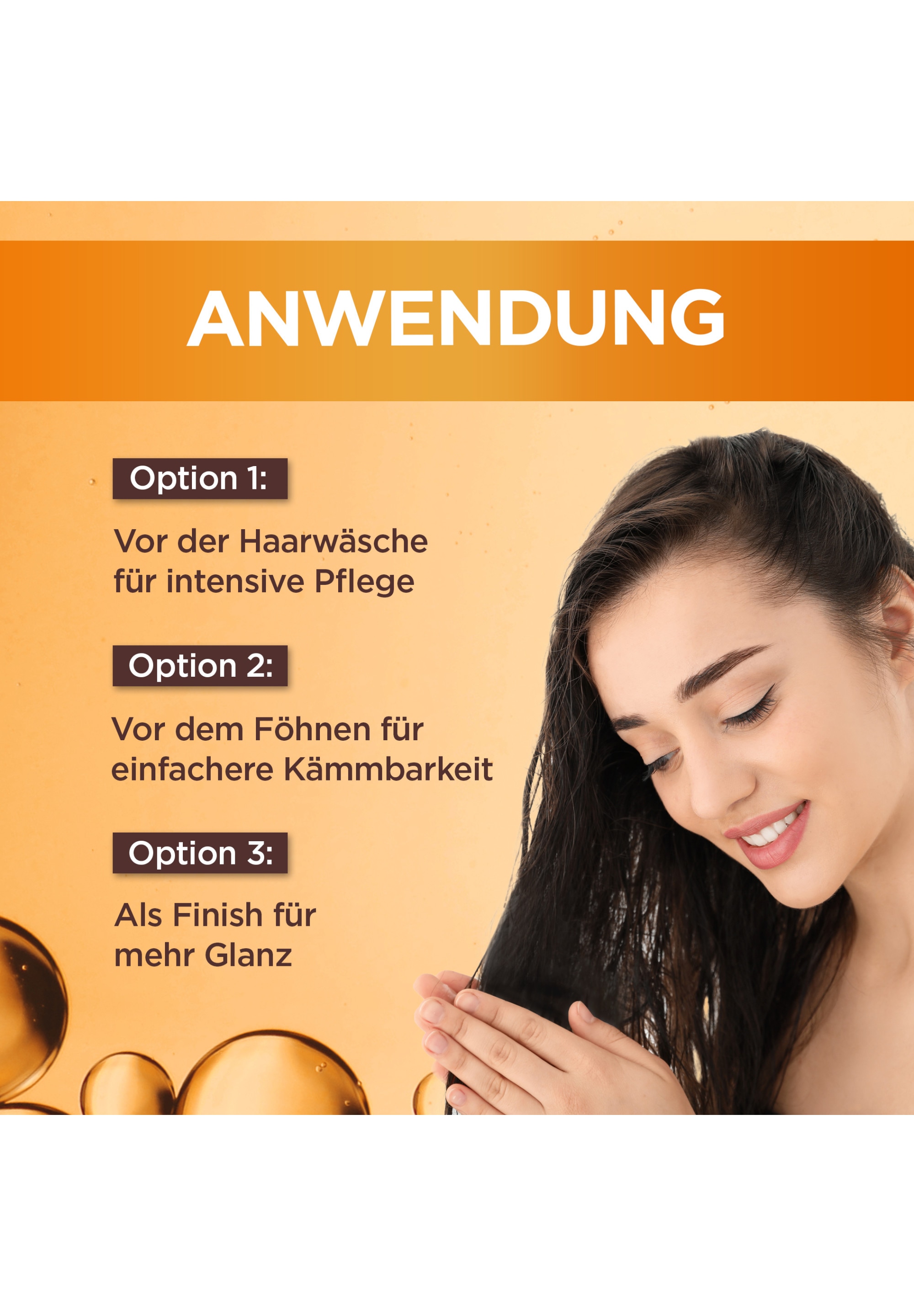 GARNIER Haaröl »Garnier Wahre Schätze Haar-Öl Argan & Camelia-Öl«