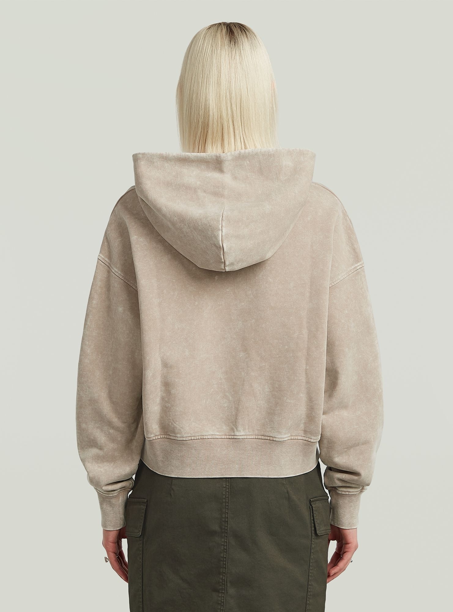 G-STAR Longpullover "Washed A Line Script Hoodie Sweater" günstig online kaufen