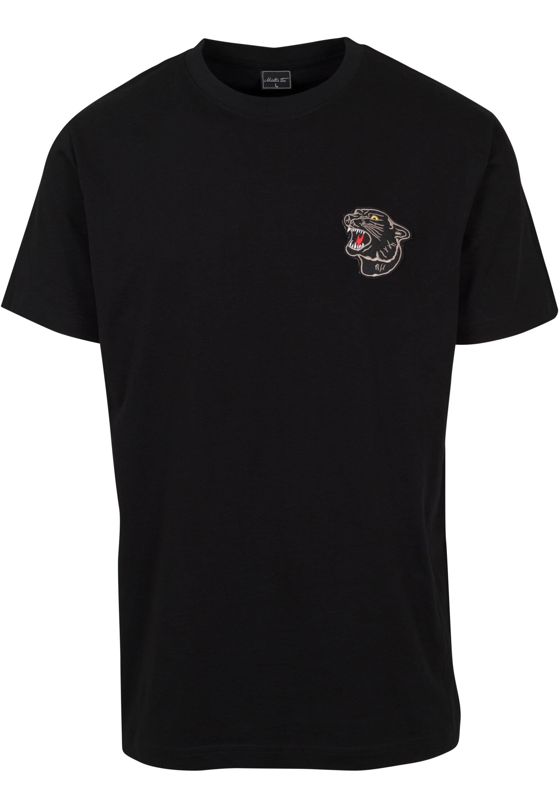 MisterTee T-Shirt "MisterTee Herren Embroidered Panther Tee"