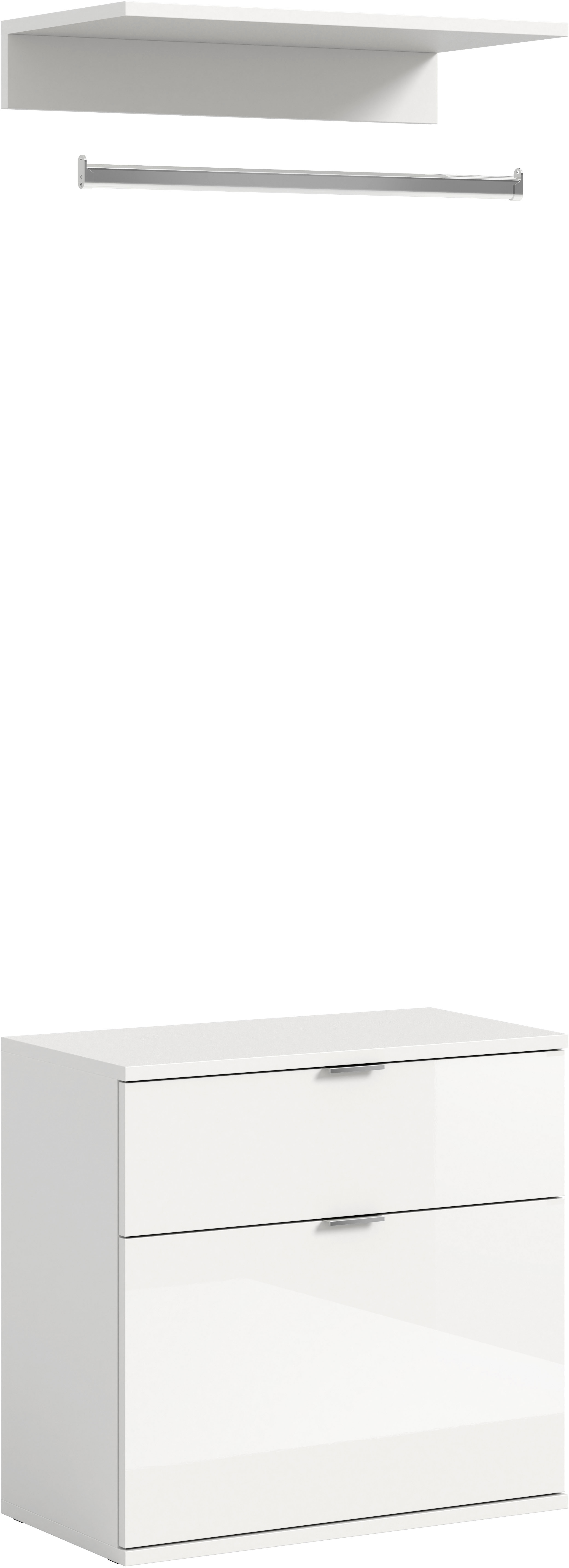 Home affaire Garderoben-Set "TRONDHEIM, 3-teilig, Breite 61 cm, Zwischenbauelement" nicht einzeln nutzbar, nur in Kombination mit Schränken der Serie, 3 Stk. tlg.