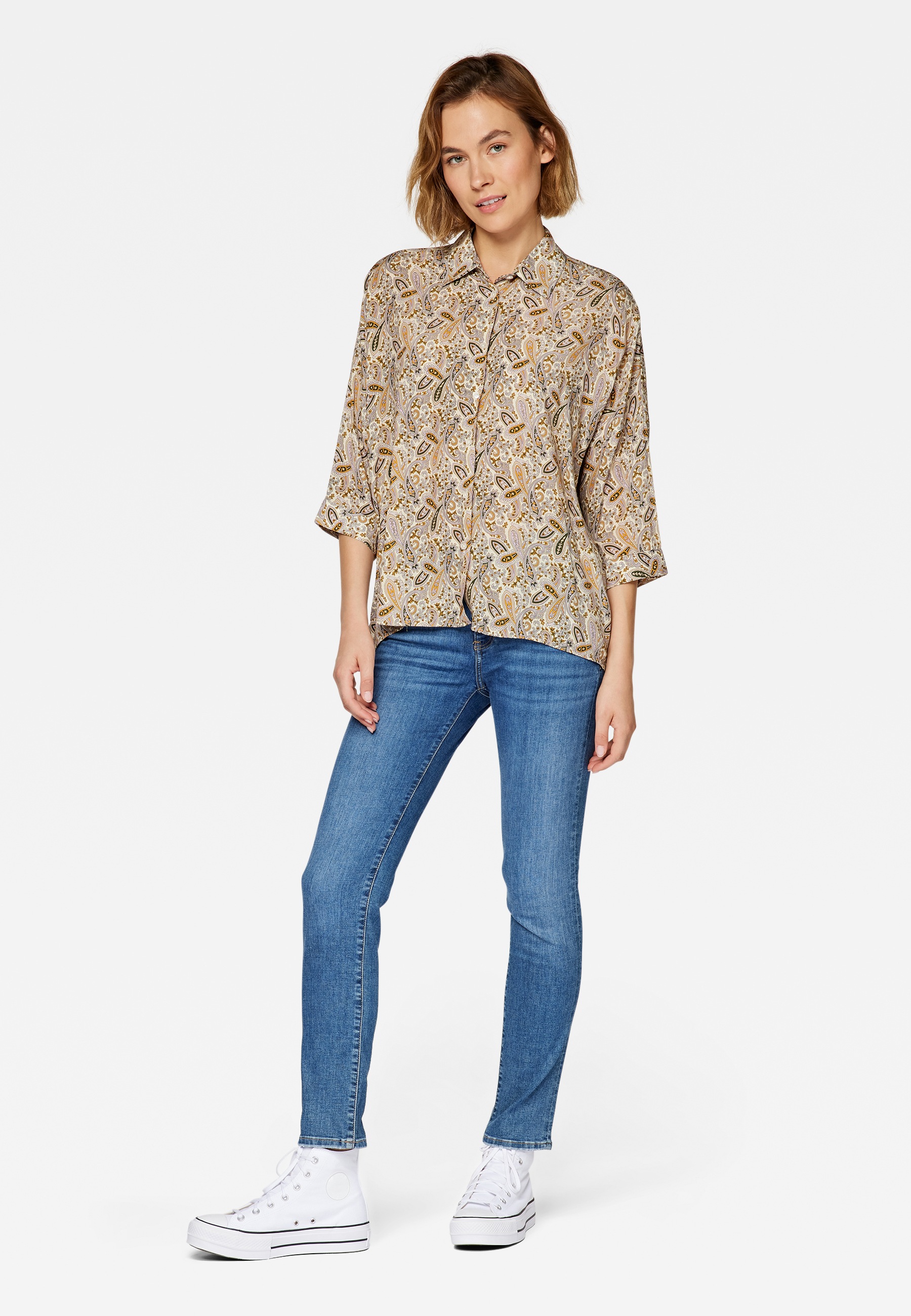 Mavi Langarmbluse »LONG SLEEVE SHIRT«, Bluse mit Muster kaufen