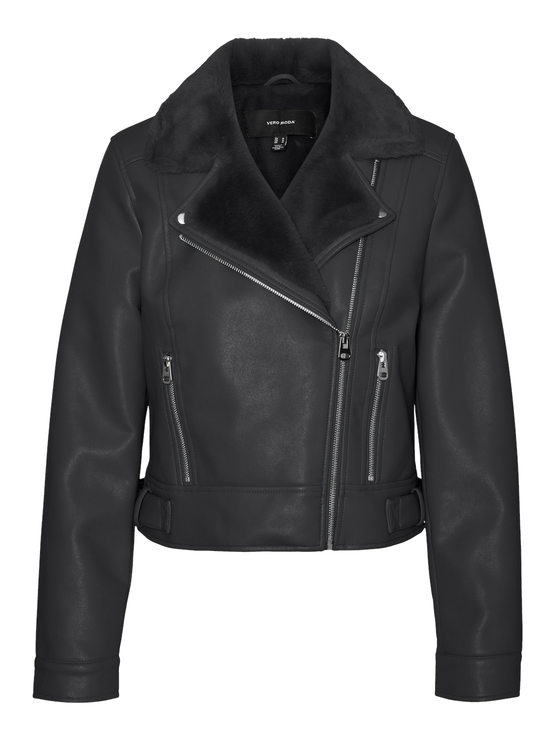 Vero Moda Lederimitatjacke »VMHAILEY SHORT COATED JACKET«