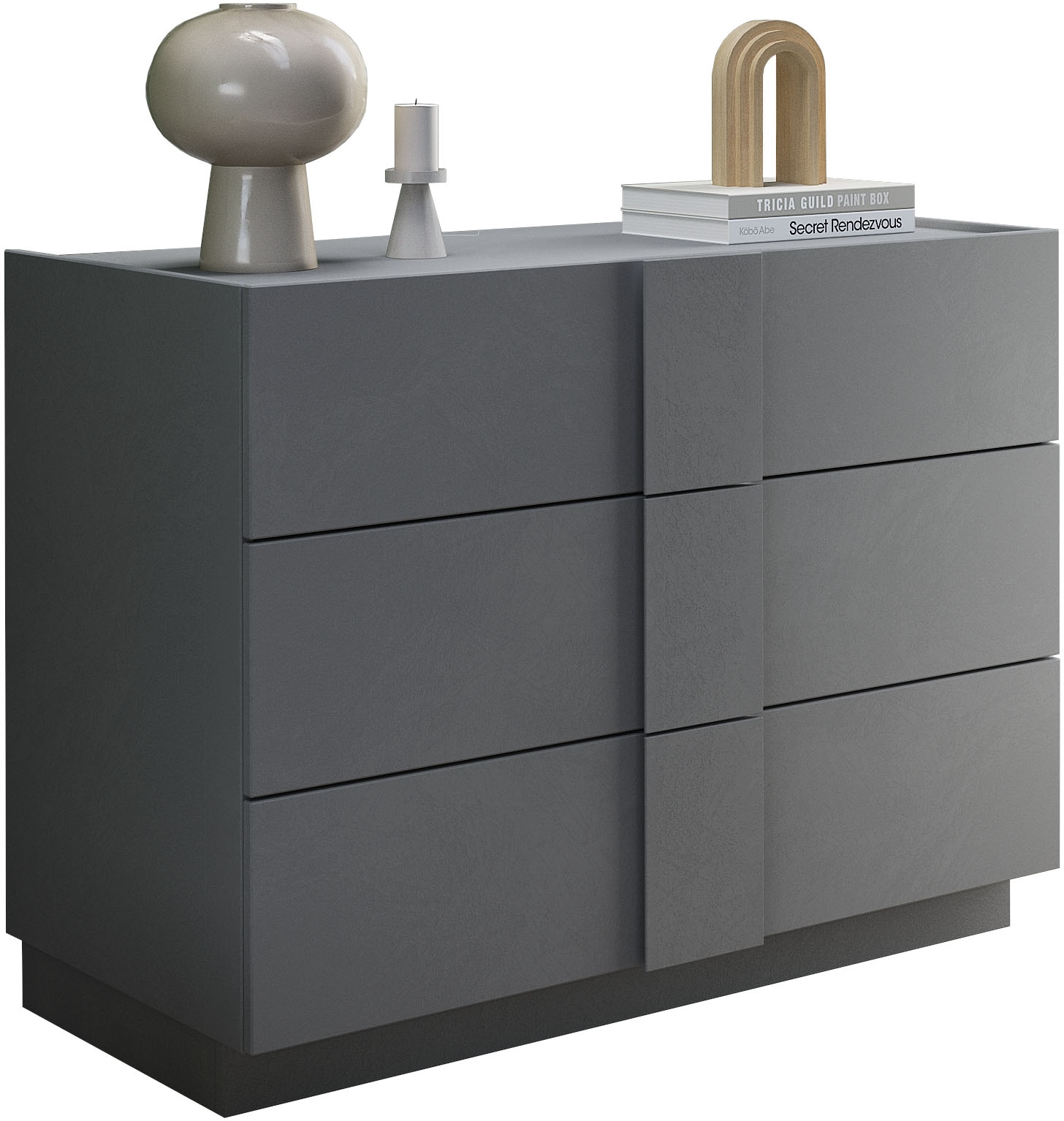 INOSIGN Schubkastenkommode »Jupiter, Kommode, Stauraumkommode, Beistellkommode, 2 Schubladen«