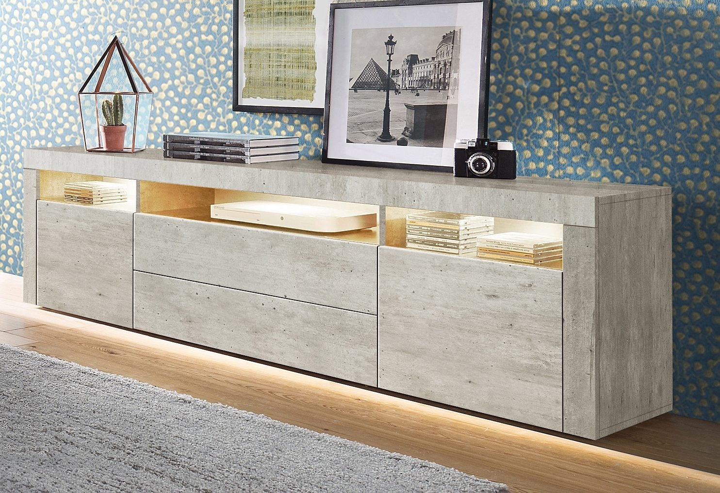 borchardt Möbel Lowboard "Santa Fé, TV-Schrank 166 cm breit" Breite 166 cm