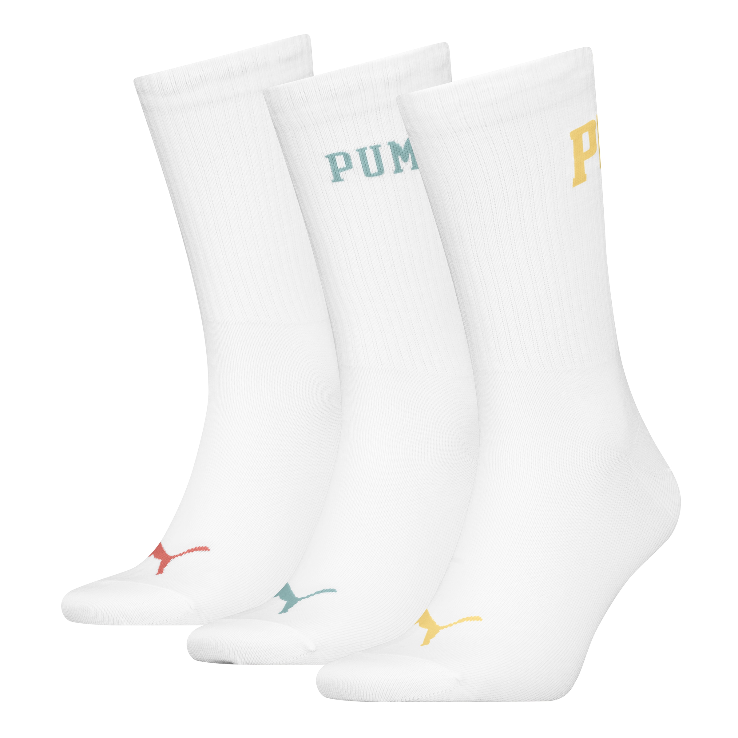 PUMA Socken, (3 Paar, 3er Pack), mit verstärkten Zehen und Fersen günstig online kaufen