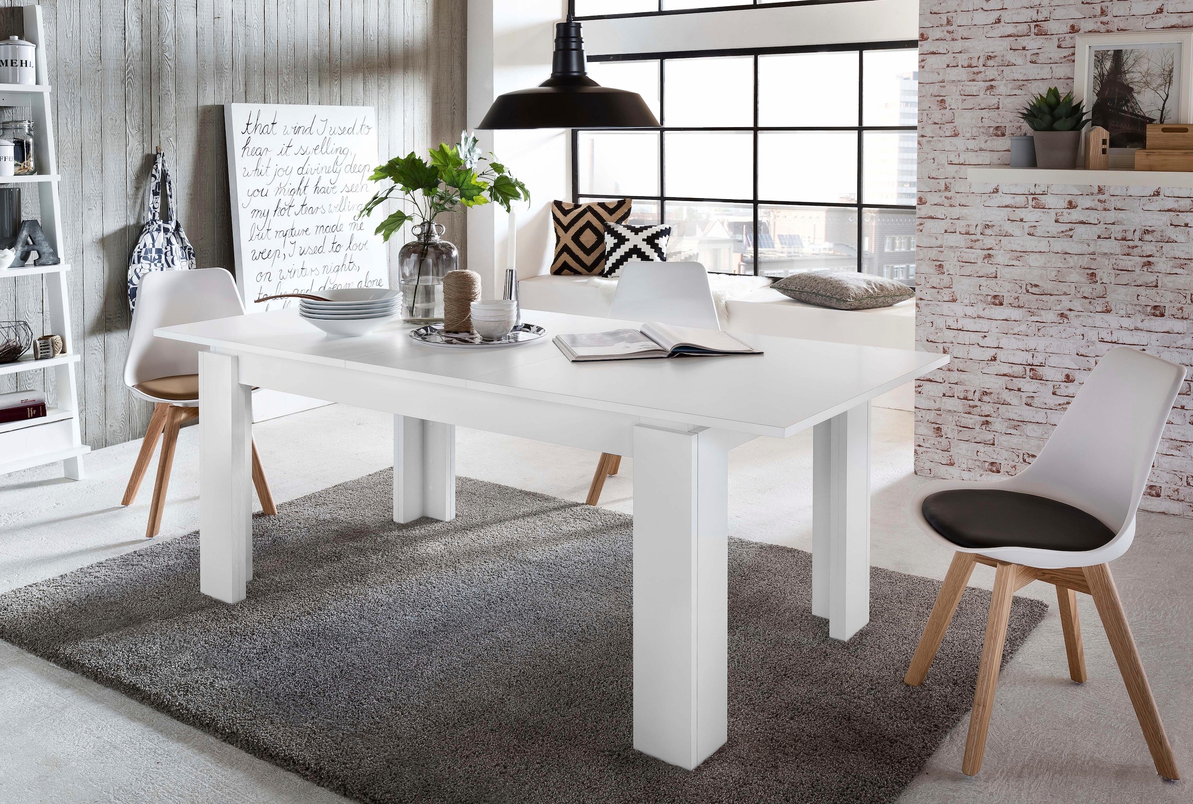 INOSIGN Esstisch »Tanum«, Ausziehbarer Esszimmertisch 160-200 cm - Maße (B/T/H) 160/90/77 cm