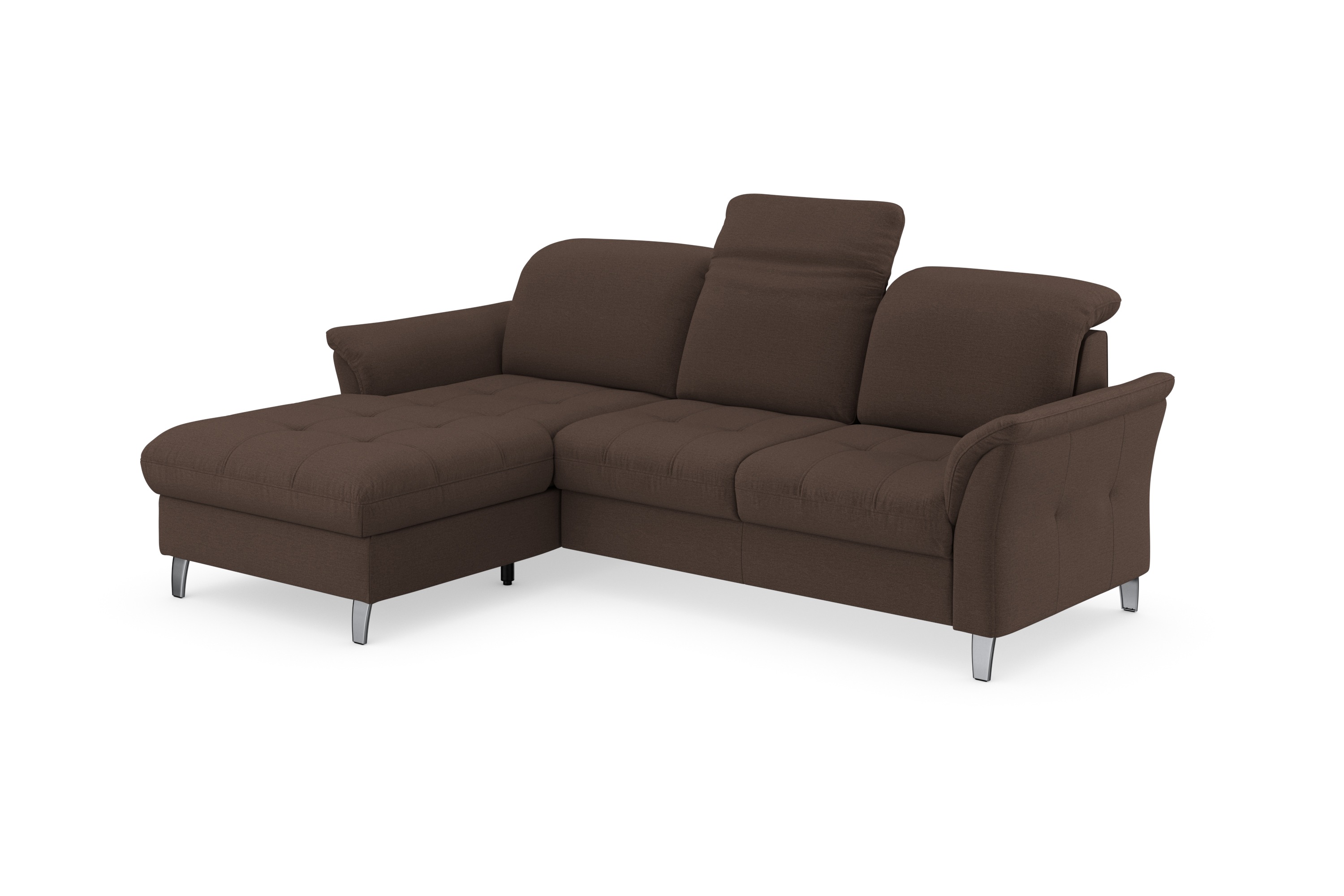 Thumbnail - sit&more Ecksofa "Maggiore L-Form" wahlweise mit Kopfteilverstellung, Bettfunktion und Bettkasten
