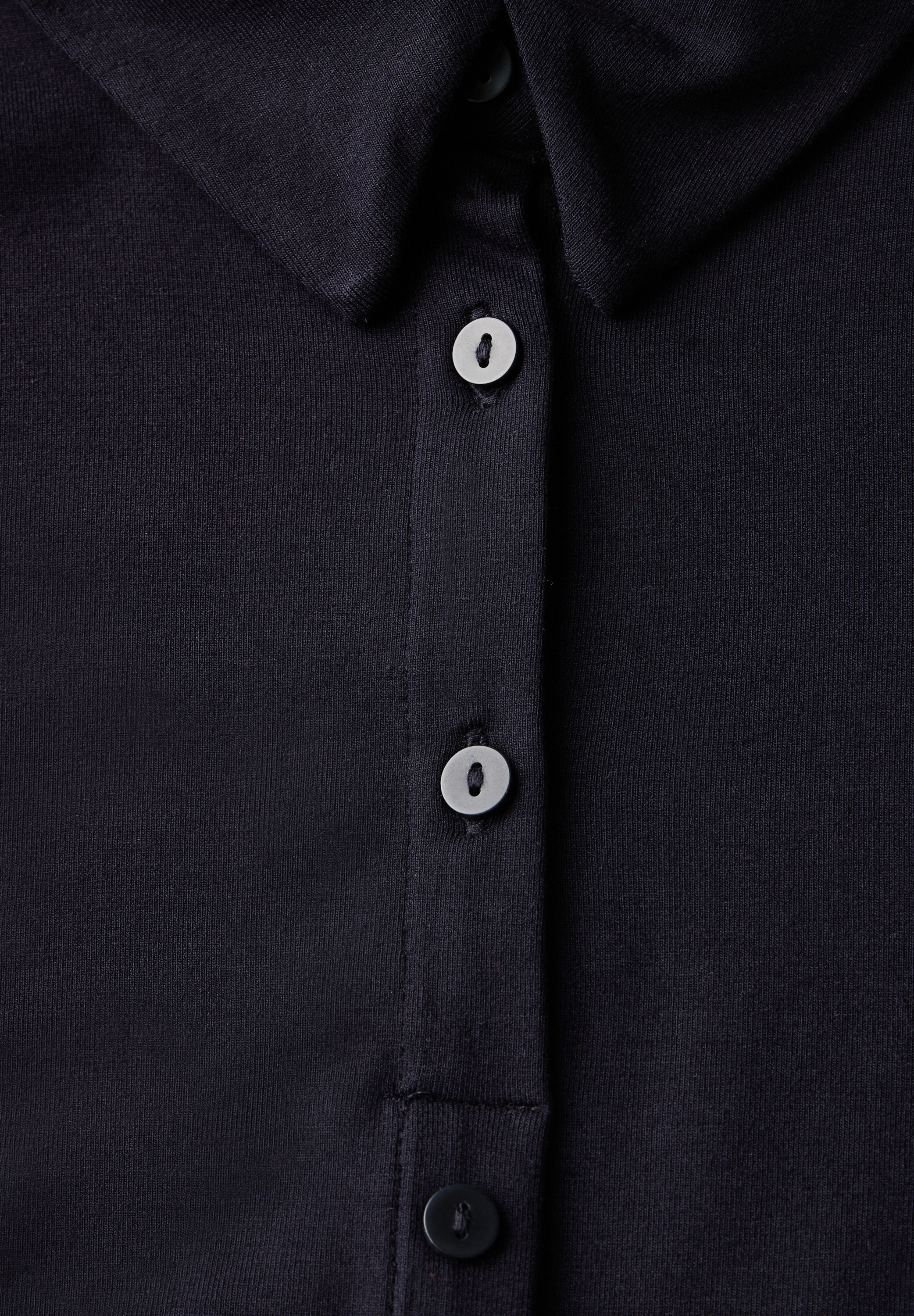 STREET ONE Poloshirt, mit 3/4 Ärmeln