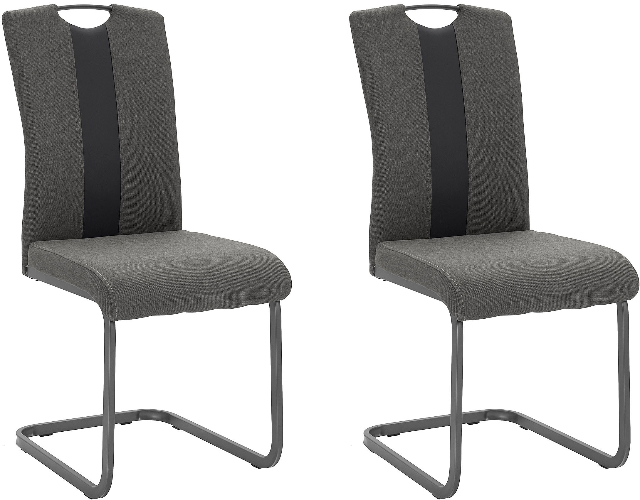 HELA Freischwinger "Amber" (Set) 2 Stk.2 oder 4 Stück, Bezug aus Webstoff günstig online kaufen