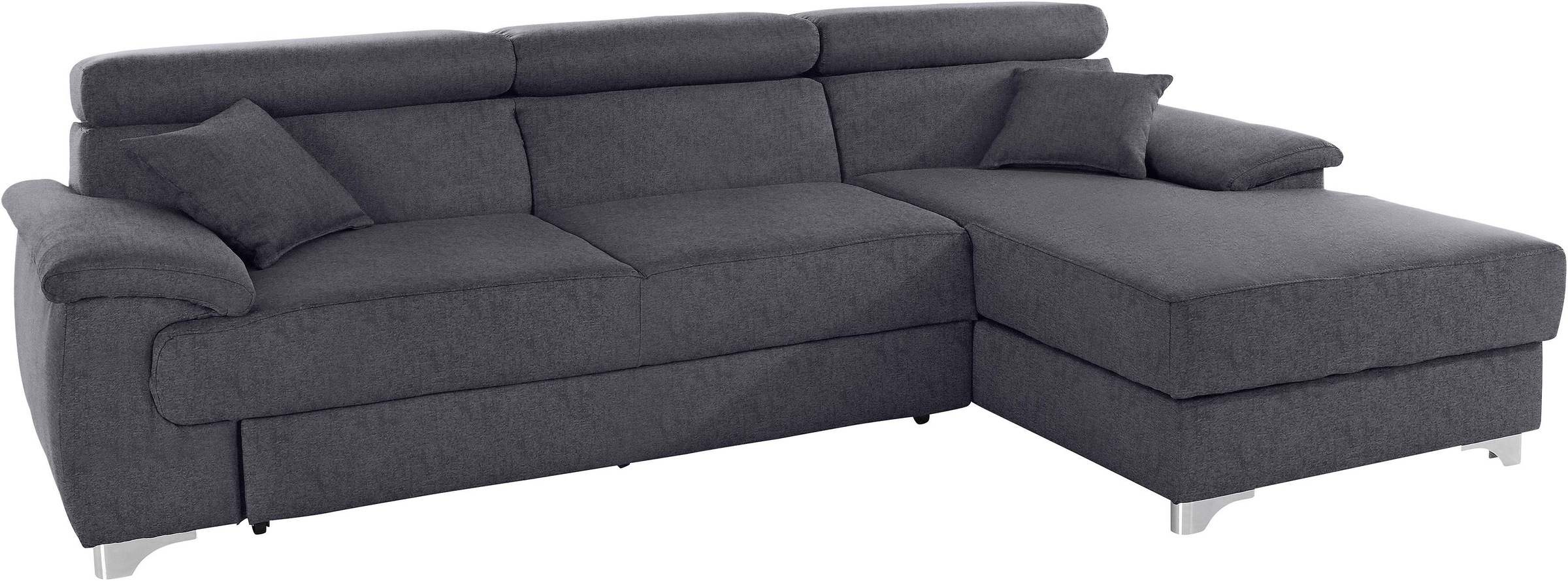 DOMO collection Ecksofa "Mira, inklusive Kopfteilverstellung für mehr Wohlf günstig online kaufen