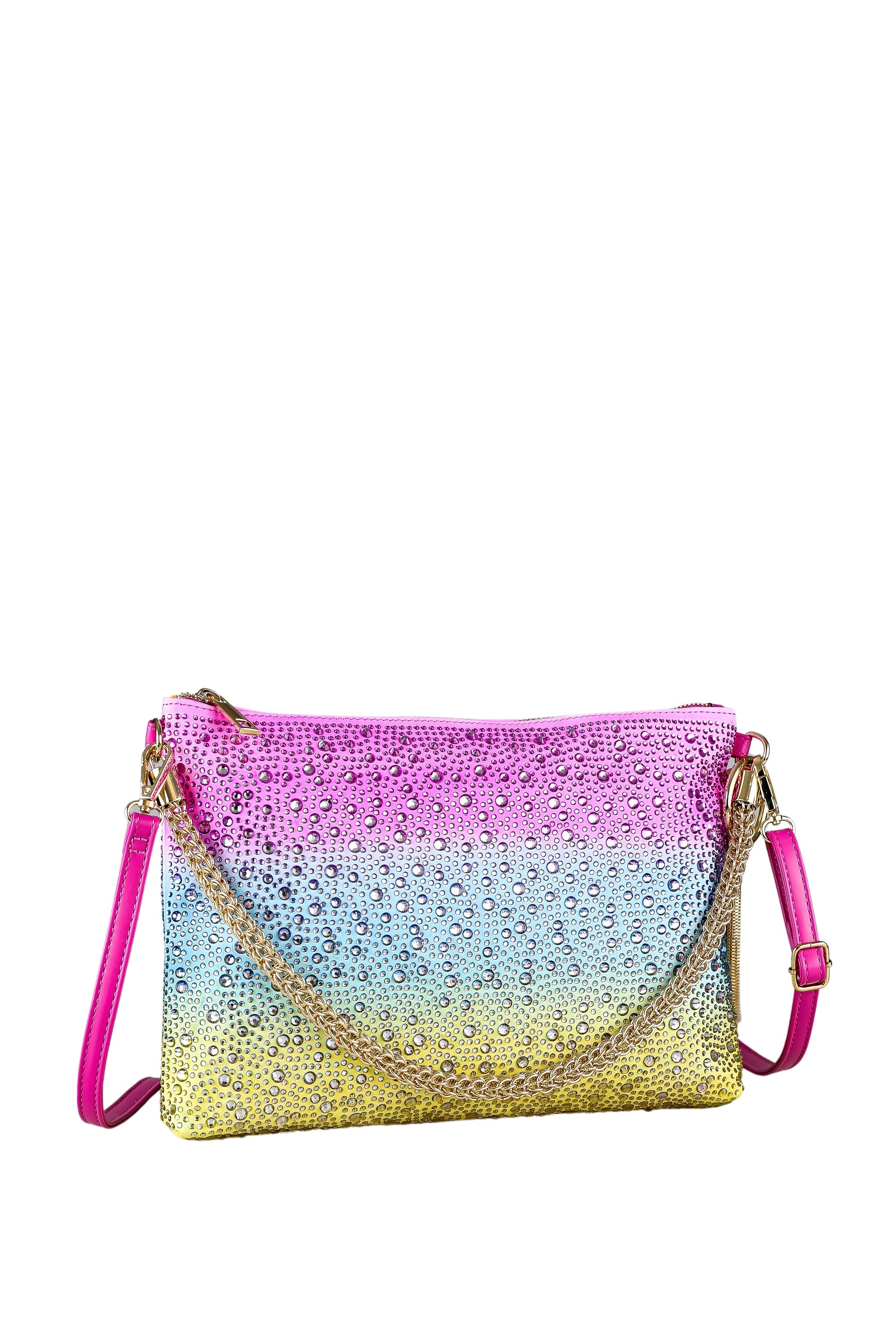 COLLEZIONE ALESSANDRO Schultertasche »Bling«, mit tausenden Strass Glitzersteinen
