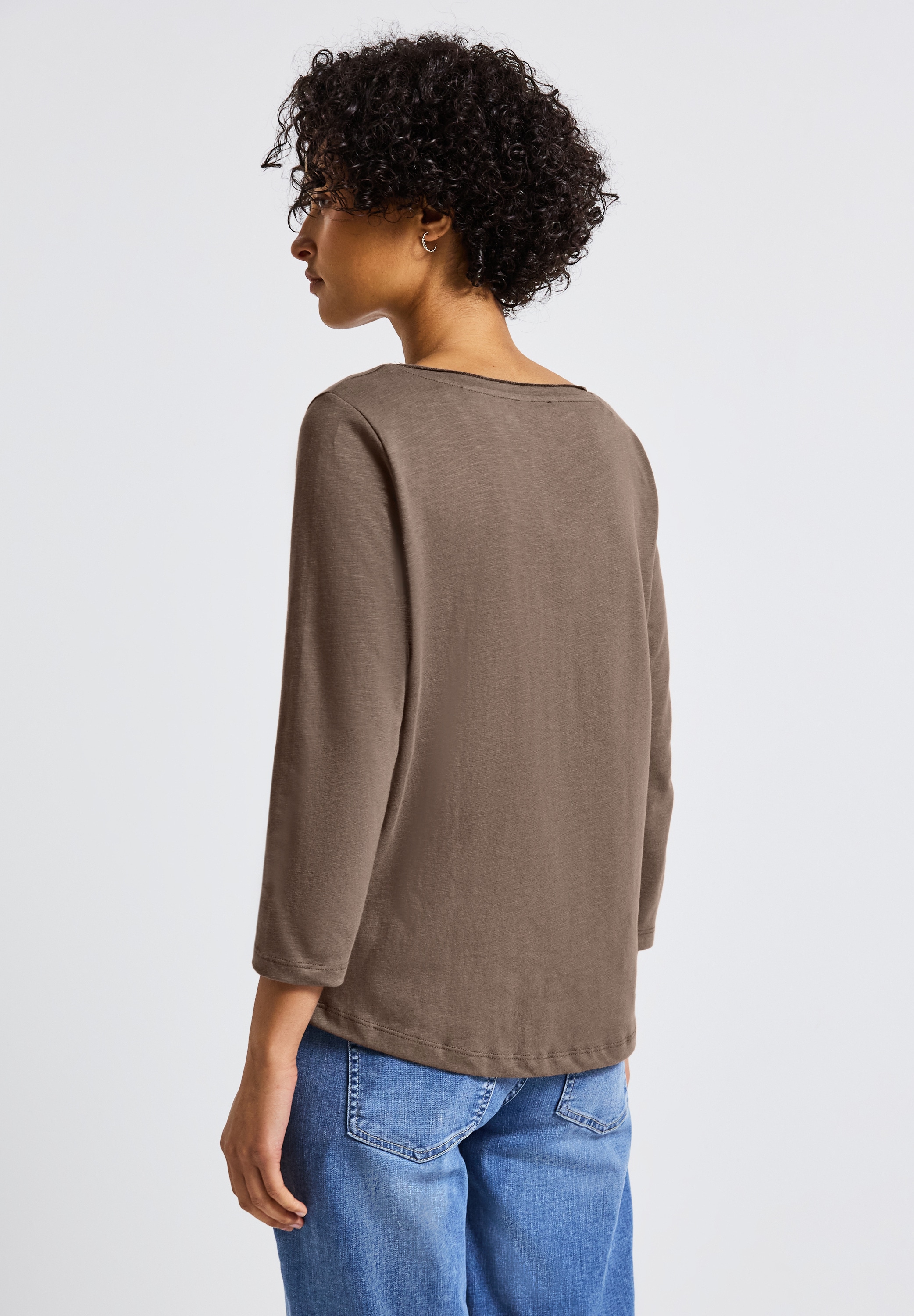 STREET ONE T-Shirt, aus reiner Baumwolle
