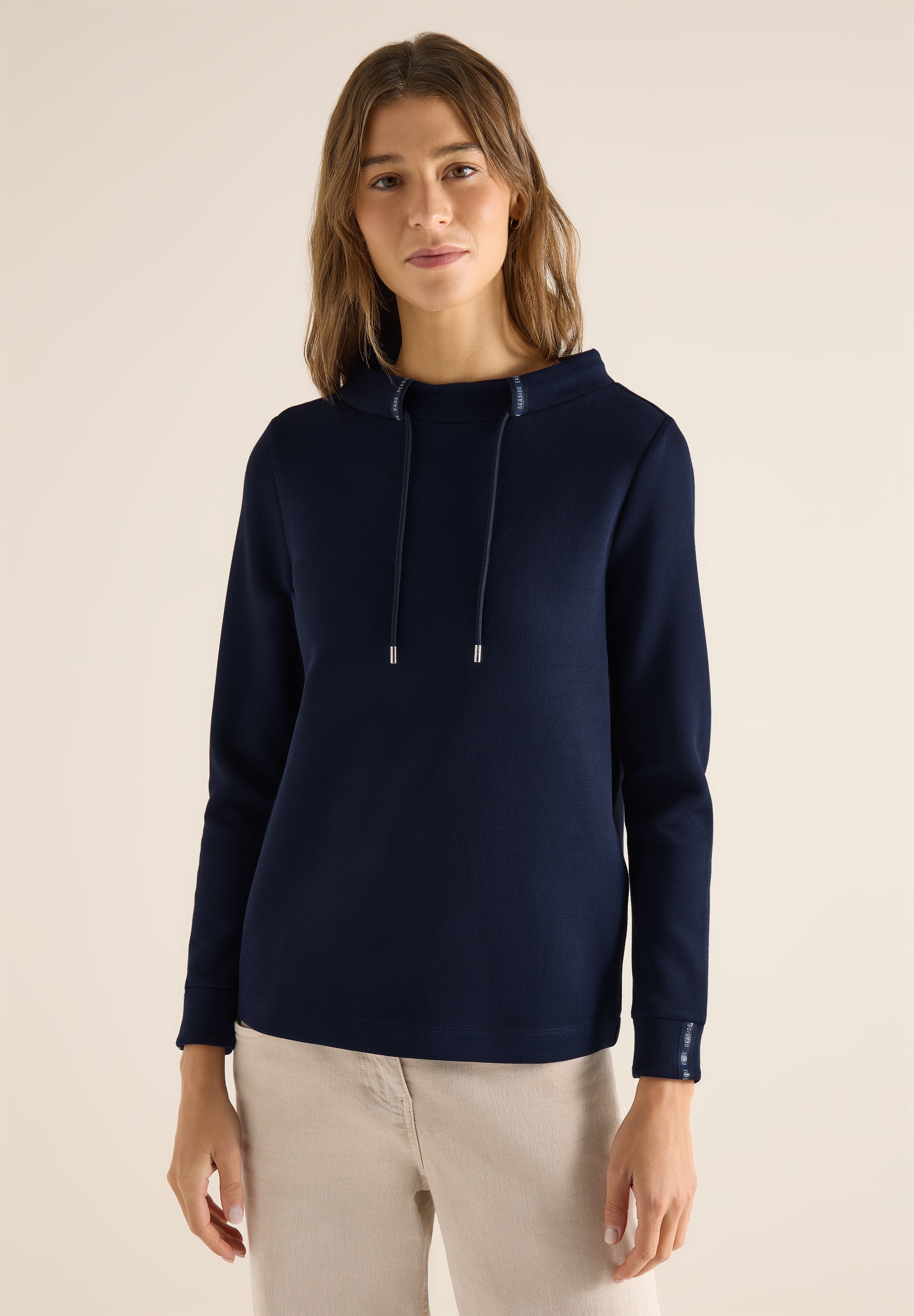 Cecil Langarmshirt im Melange Look günstig online kaufen