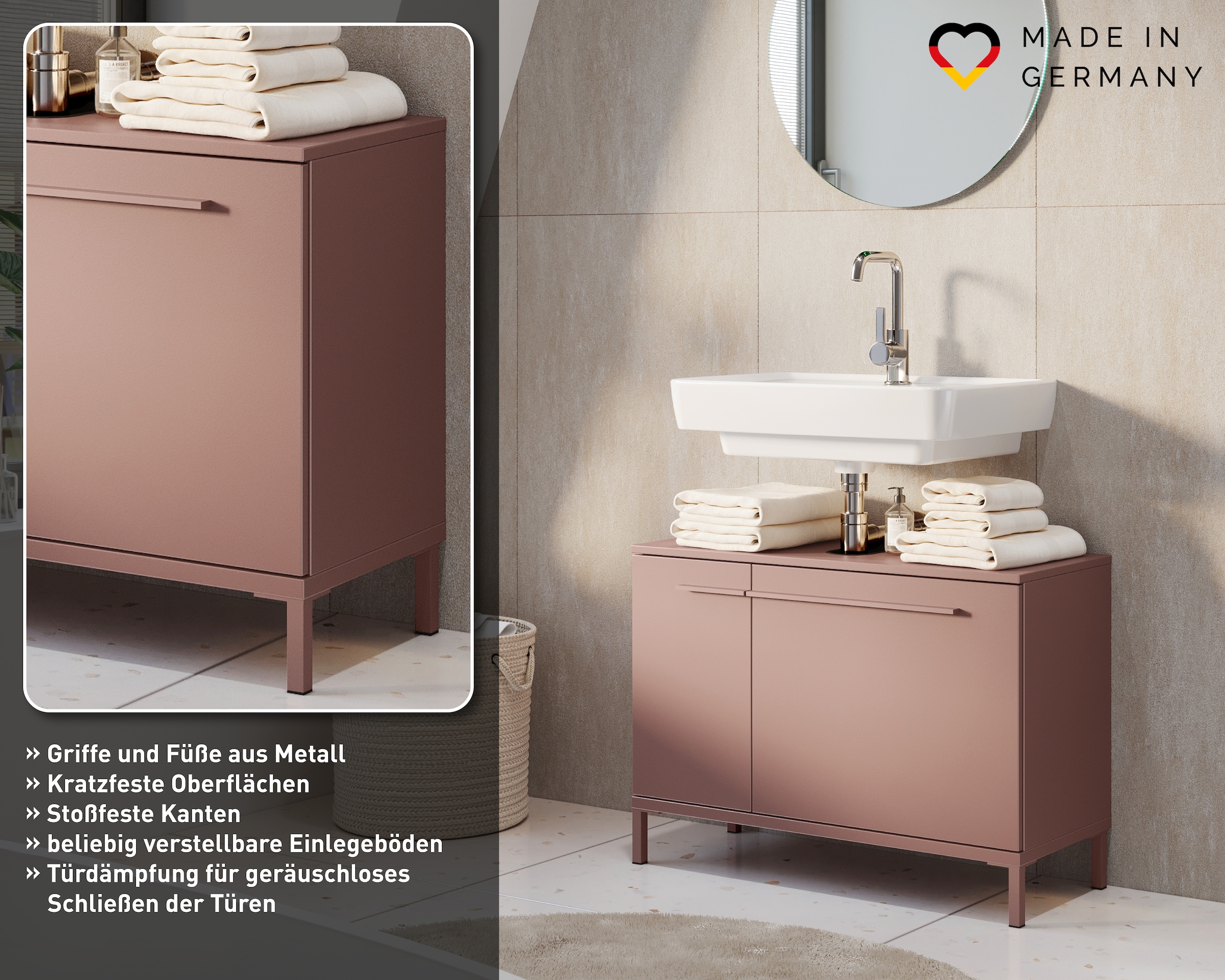 GERMANIA Badmöbel-Set »Laurino« 2 Stk. tlg.