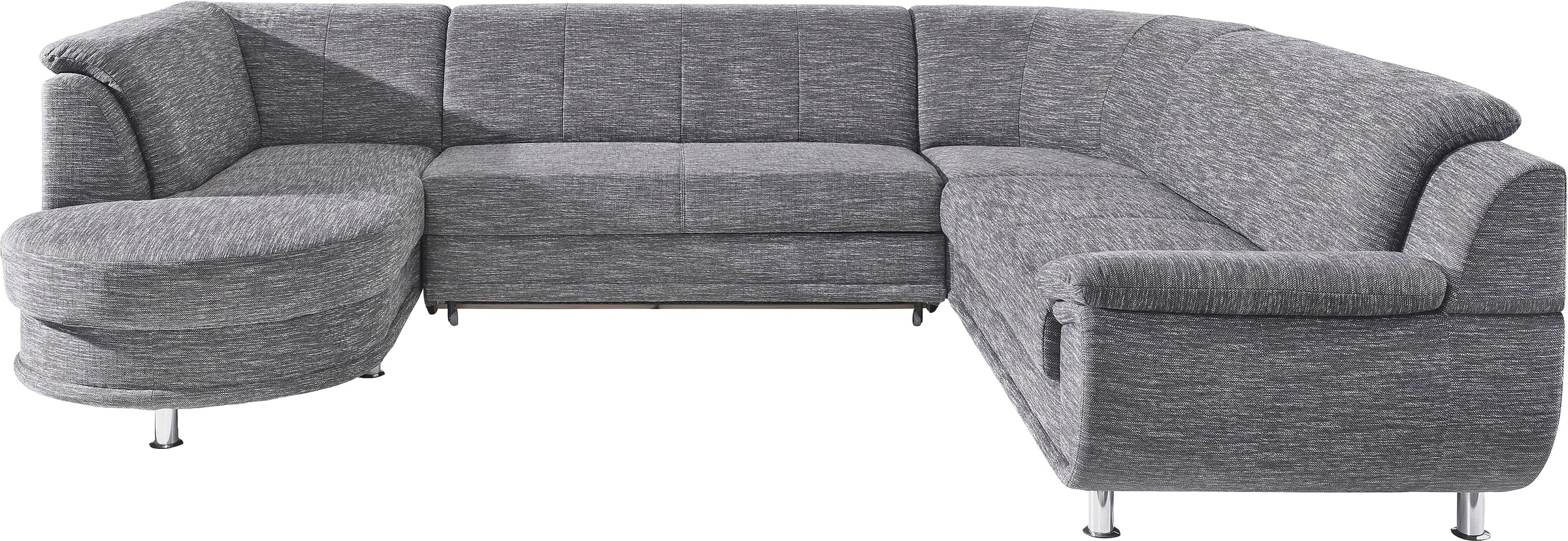 TRENDMANUFAKTUR Wohnlandschaft »Rondo, U-Form«, inkl.Federkern, wahlweise mit Bettfunktion