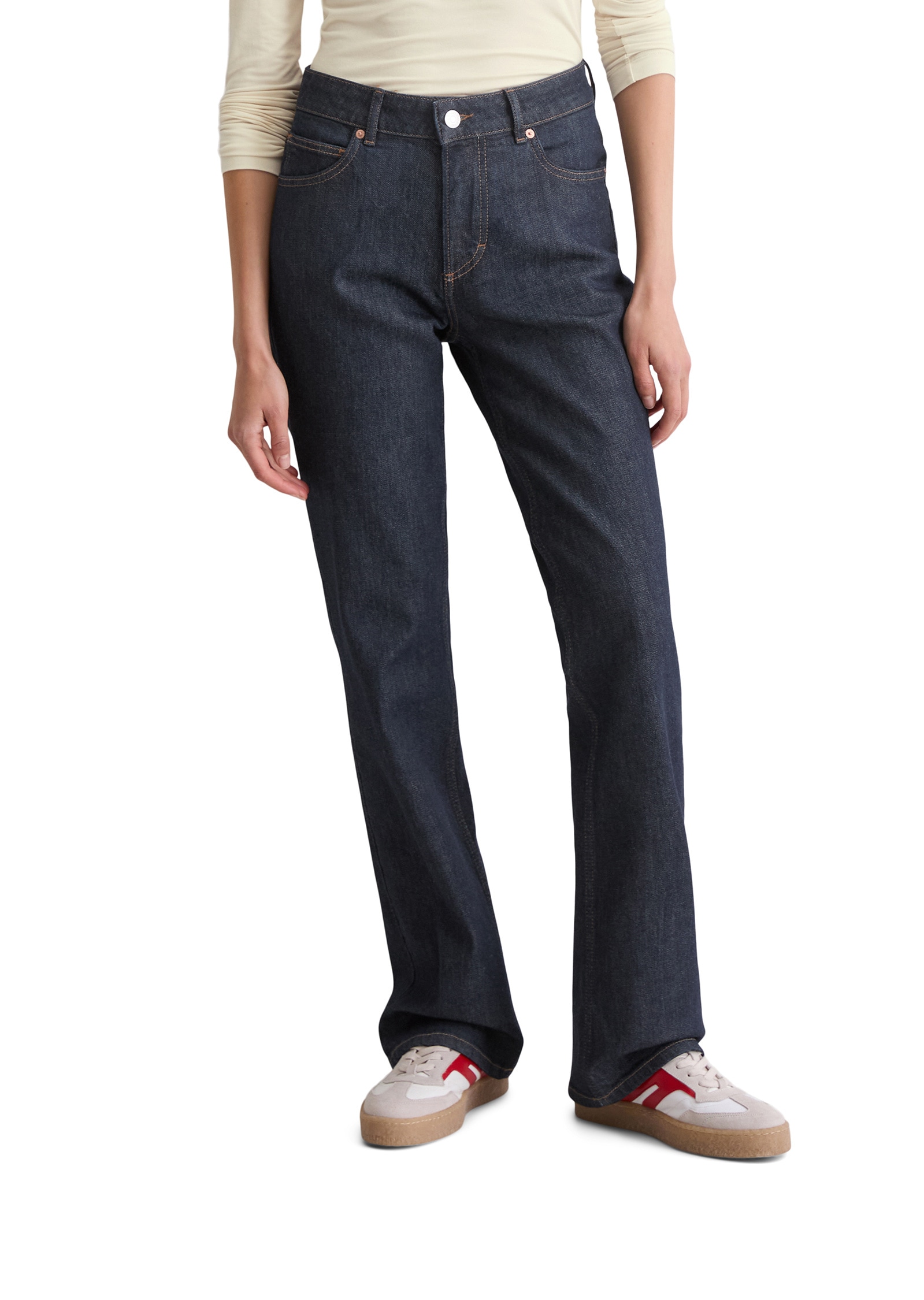 Marc OPolo Schlagjeans "aus Organic-Cotton-Mix-Stretch" günstig online kaufen