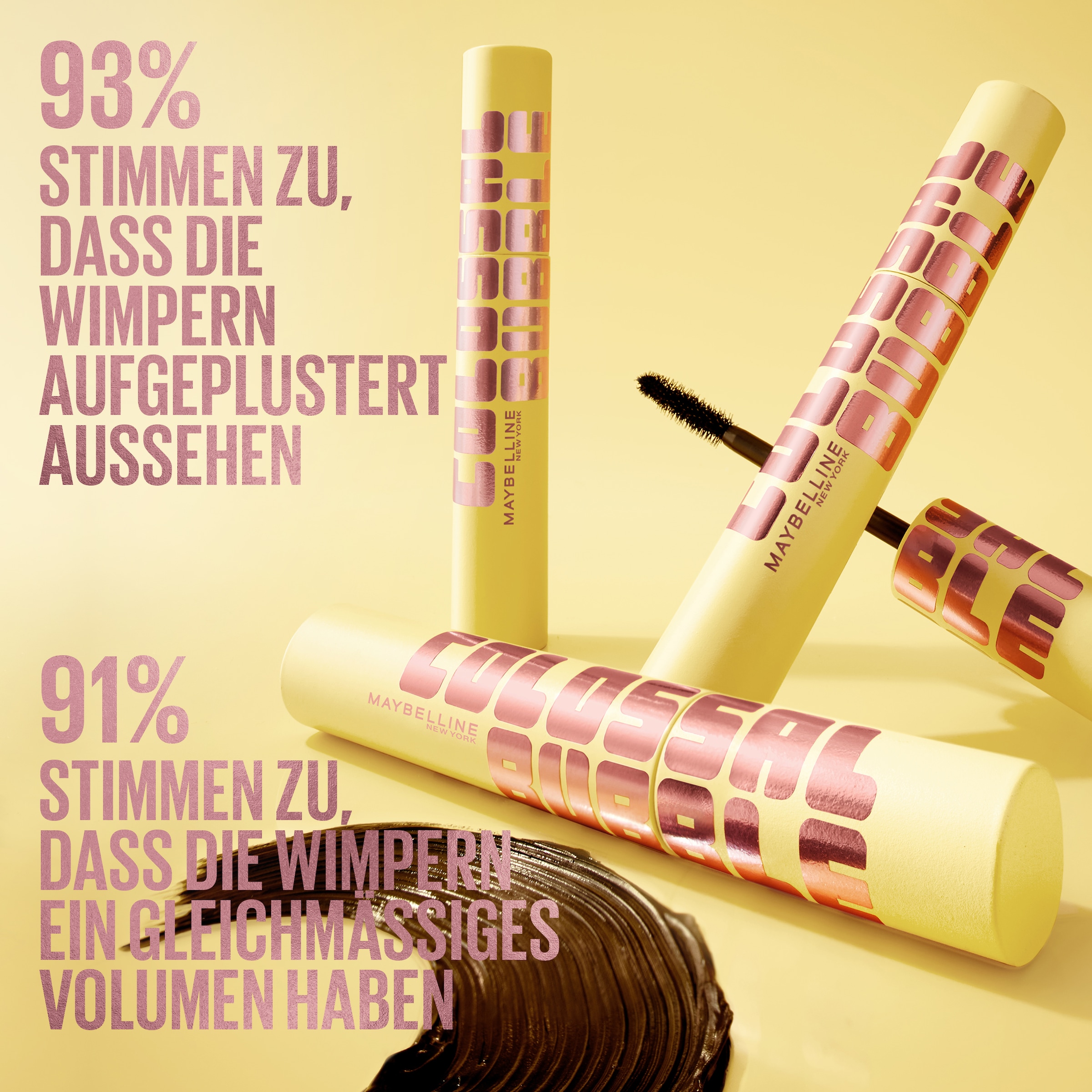 MAYBELLINE NEW YORK Mascara »Colossal Bubble Mascara« wasserfest