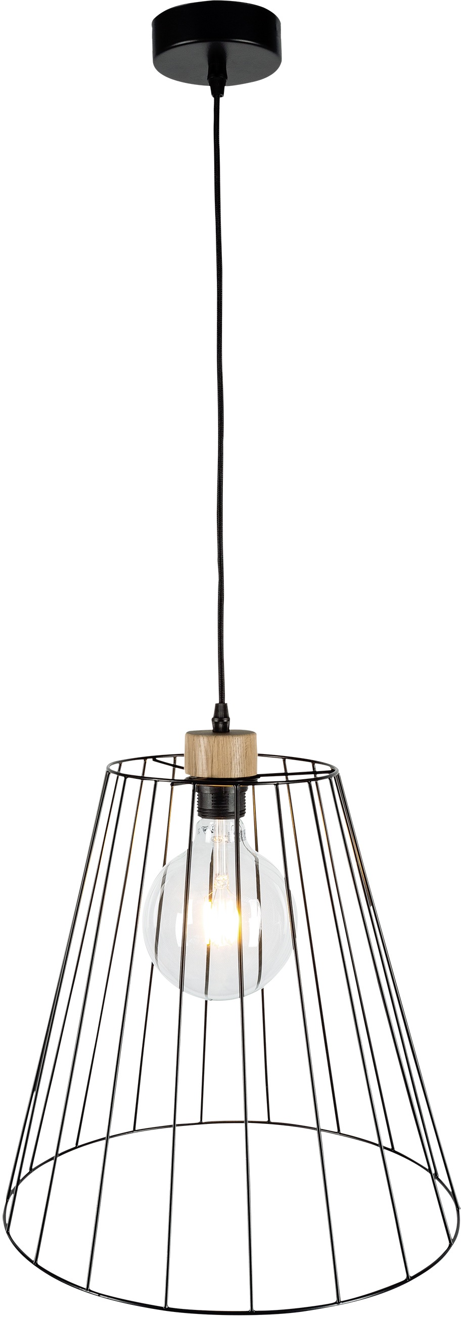 BRITOP LIGHTING Hängeleuchte »Swan«, 1 flammig, Leuchtmittel E27 | ohne Leuchtmittel-Leuchtmittel wechselbar, Dekorative Leuchte aus Metall, passende LM E27 / exkl., Made in Europe