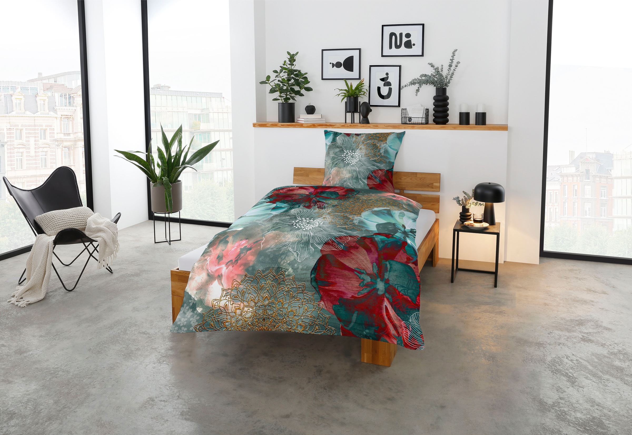 CASATEX Bettwäsche "Freda" 2 tlg. luxuriöses Design mit kräftigen und elega günstig online kaufen