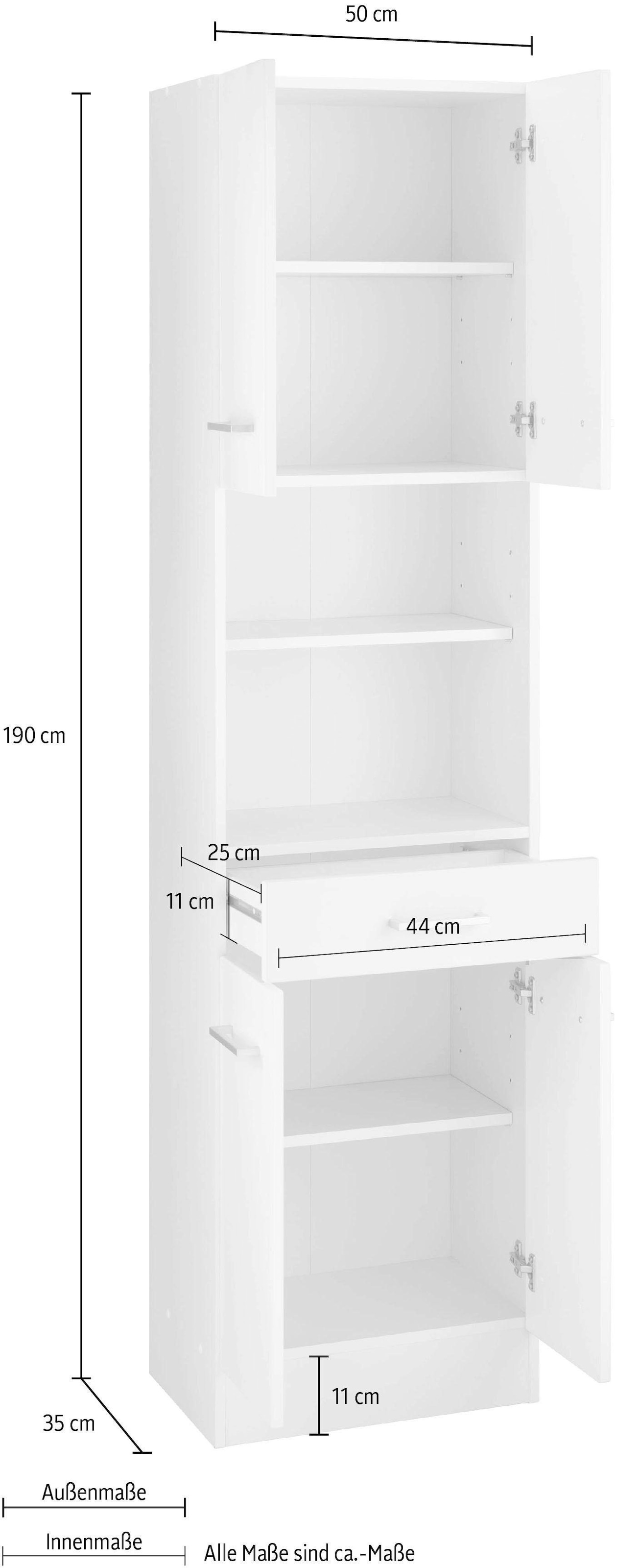 welltime Hochschrank »Ribera«