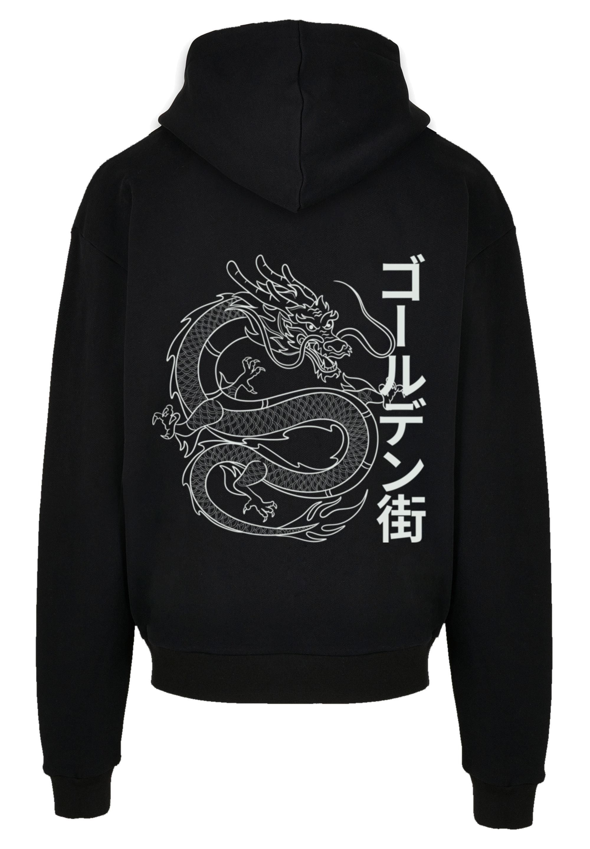 F4NT4STIC Kapuzenpullover »Drache Golden Gai«, Print