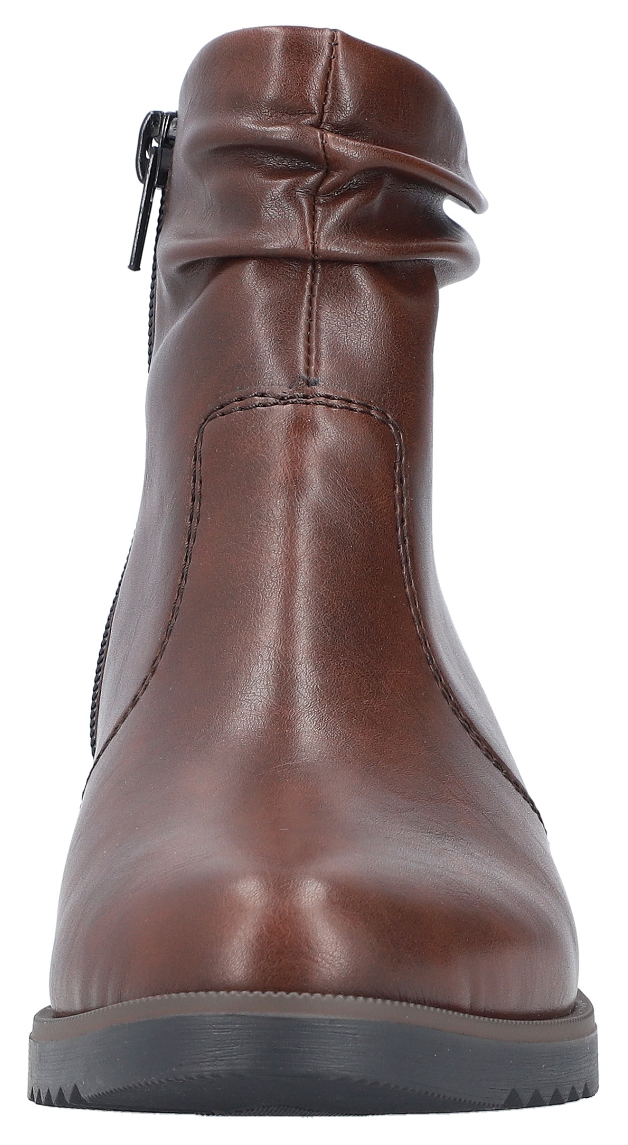 Rieker Stiefelette, Boots, Blockabsatz, slouchy Schaft, mit Innenreißverschluss