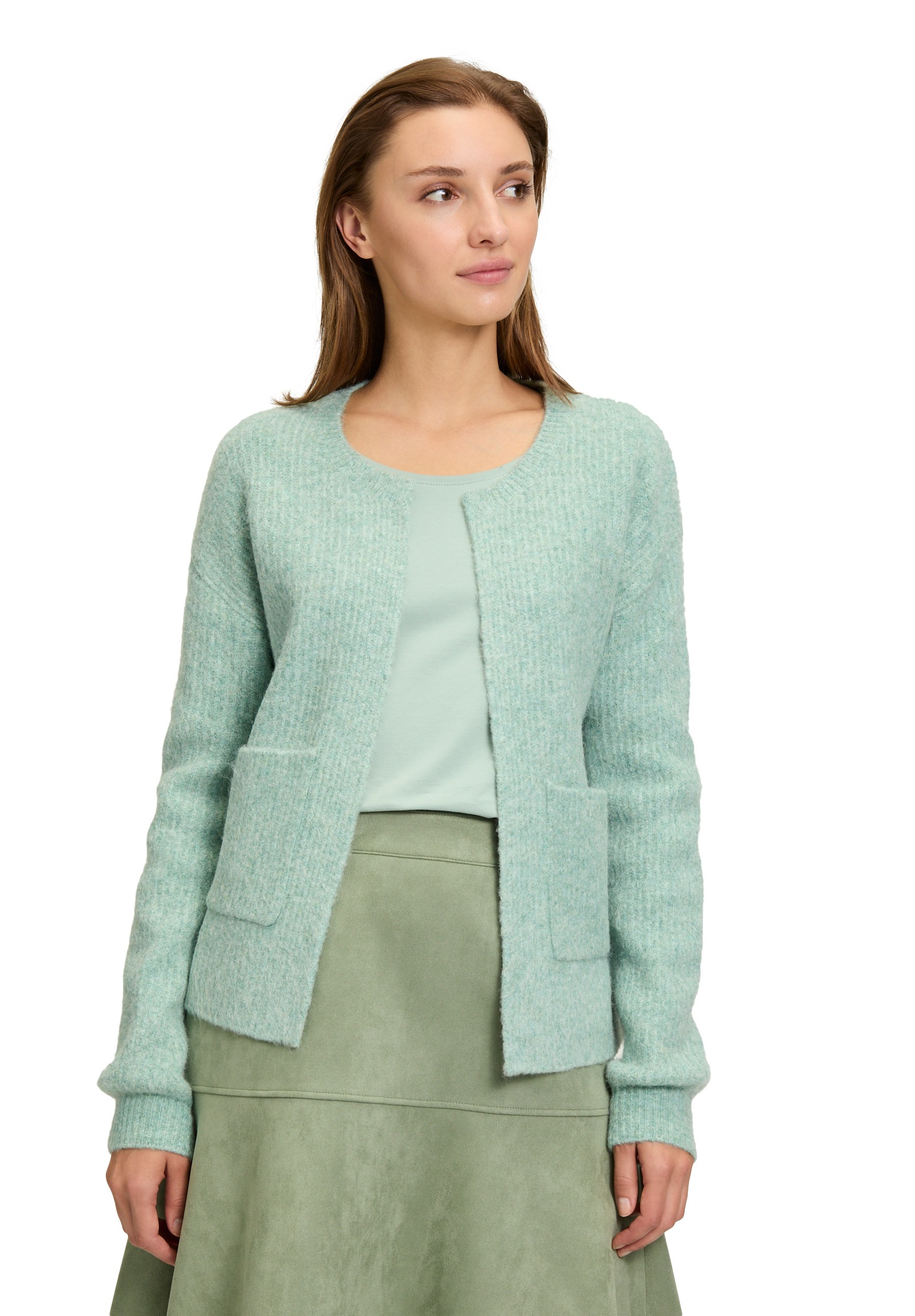 Cartoon Strickjacke "Cartoon Damen Strick-Cardigan mit Taschen", Struktur günstig online kaufen